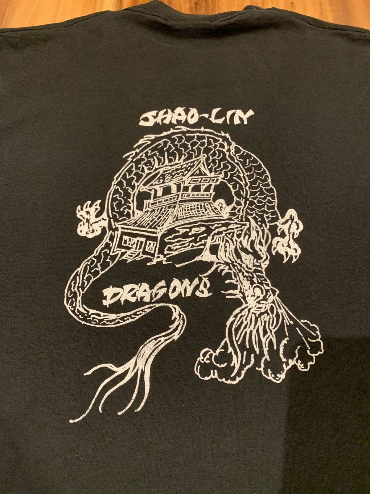 Fruit Of The Loom Vintage Shao Lin Dragons Martial Art Tee Size US M / EU 48-50 / 2 - 2 Thumbnail