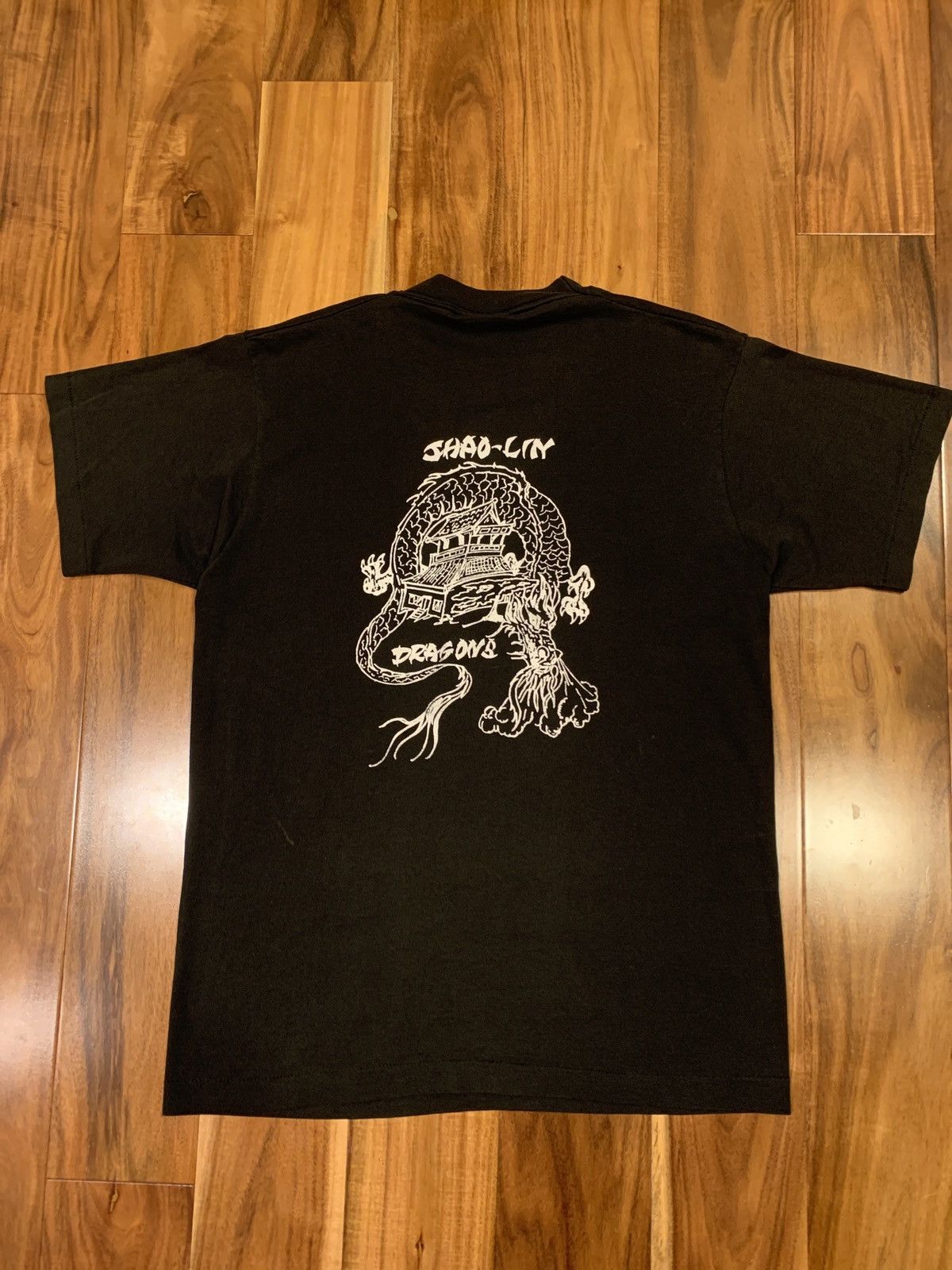 Fruit Of The Loom Vintage Shao Lin Dragons Martial Art Tee Size US M / EU 48-50 / 2 - 3 Thumbnail