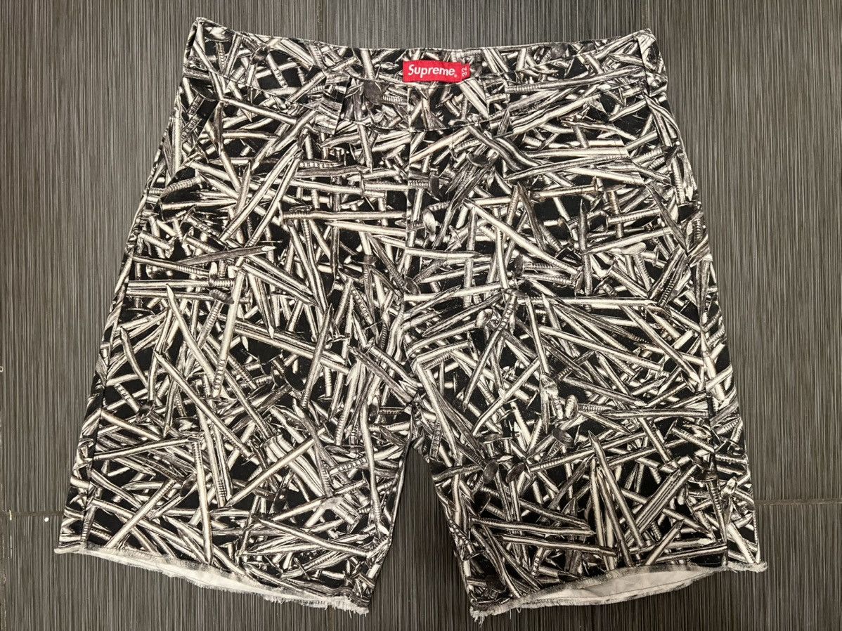 Supreme Supreme Nails Work Shorts | Grailed