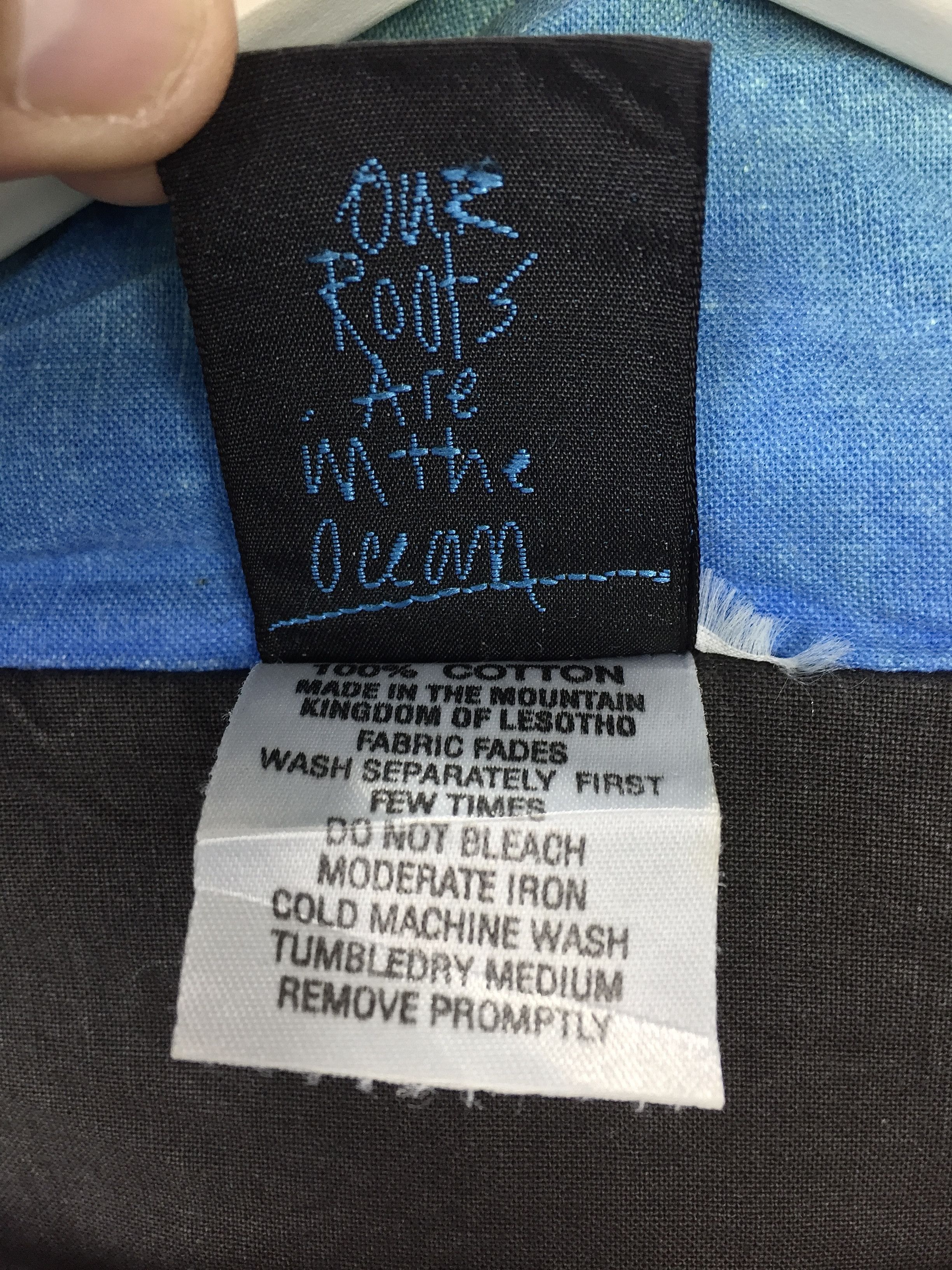 The Mountain × Vintage VTG BAGGY MADE IN THE MOUNTAIN OUR ROOTS ARE IN THE OCEAN Size US XL / EU 56 / 4 - 18 Thumbnail
