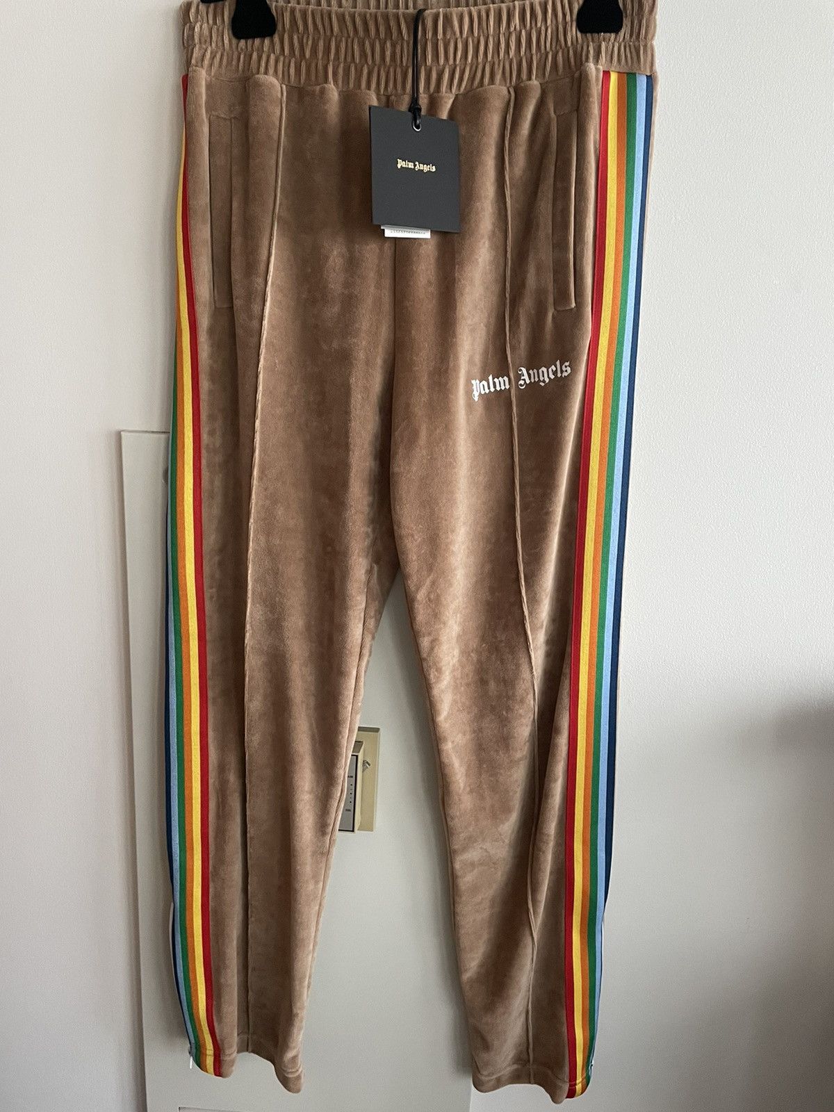 Palm Angels Super Runway Iconic Palm Angels Logo Jogging Sweatpant Size US 33 - 11 Thumbnail