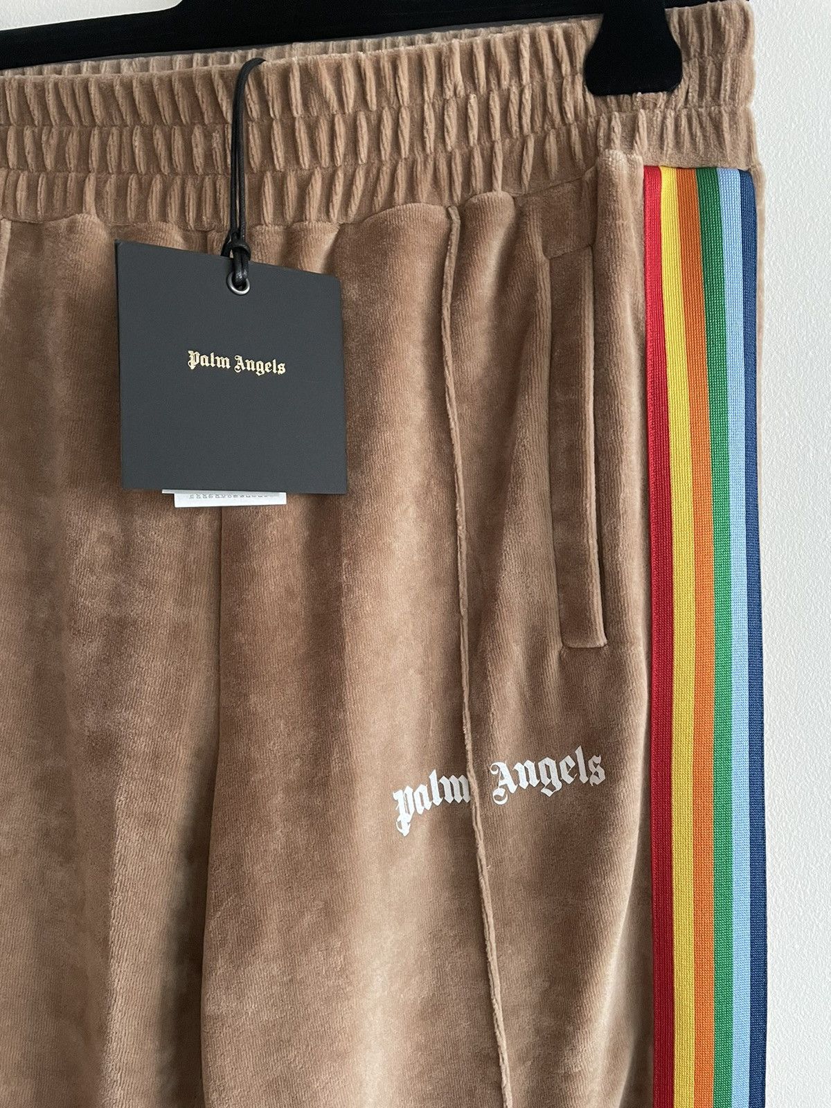 Palm Angels Super Runway Iconic Palm Angels Logo Jogging Sweatpant Size US 33 - 4 Thumbnail
