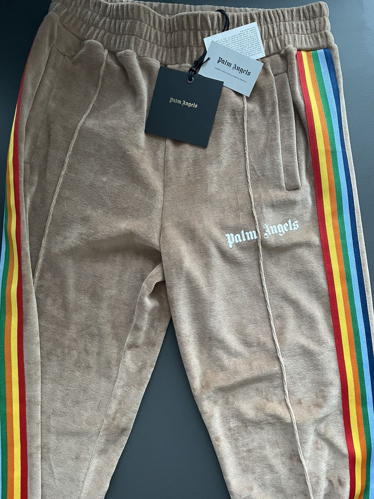 Palm Angels Super Runway Iconic Palm Angels Logo Jogging Sweatpant Size US 33 - 21 Thumbnail