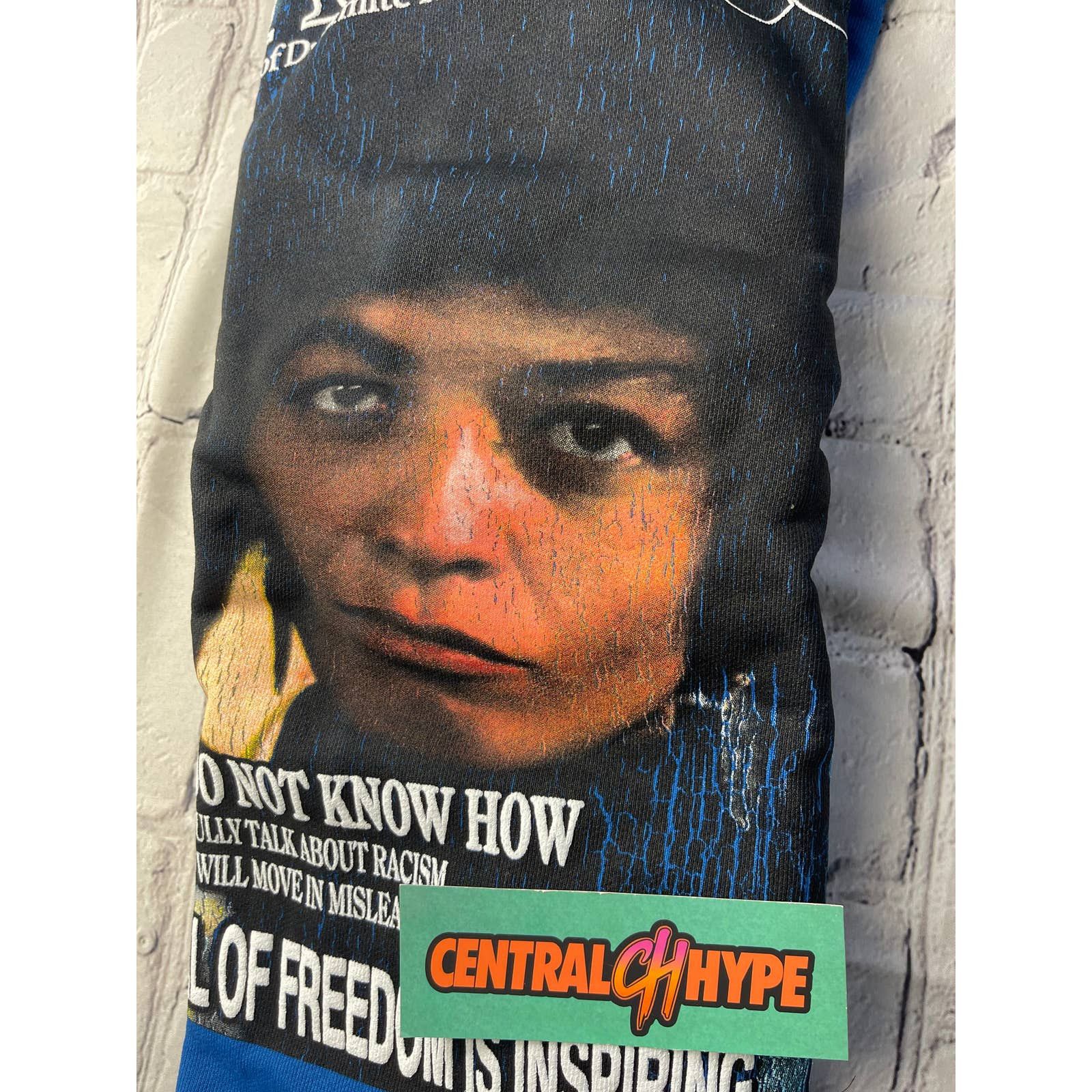 Barriers Barriers Angela Davis Royal Blue Hoodie Pullover authentic Size US M / EU 48-50 / 2 - 6 Thumbnail