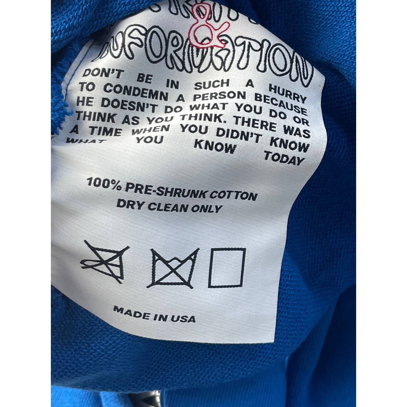 Barriers Barriers Angela Davis Royal Blue Hoodie Pullover authentic Size US M / EU 48-50 / 2 - 7 Thumbnail