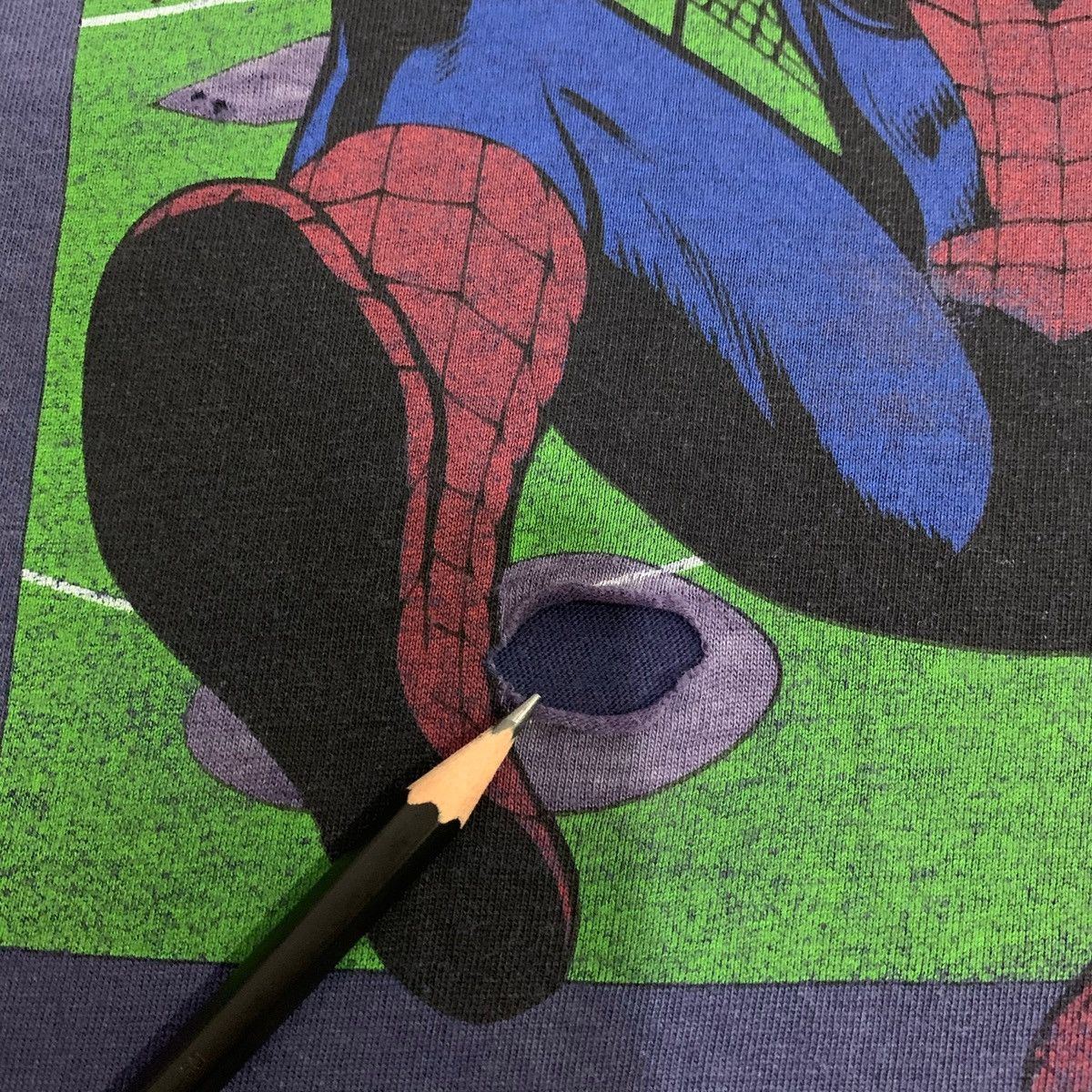 Japanese Brand × Marvel Comics × Vintage MARVEL COMICS SPIDERMAN Tee Fits Size M Size US M / EU 48-50 / 2 - 10 Thumbnail