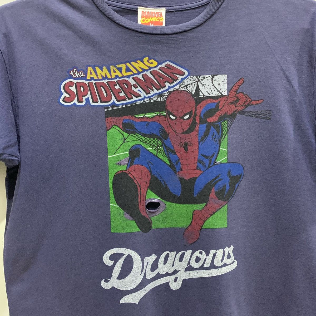 Japanese Brand × Marvel Comics × Vintage MARVEL COMICS SPIDERMAN Tee Fits Size M Size US M / EU 48-50 / 2 - 3 Thumbnail