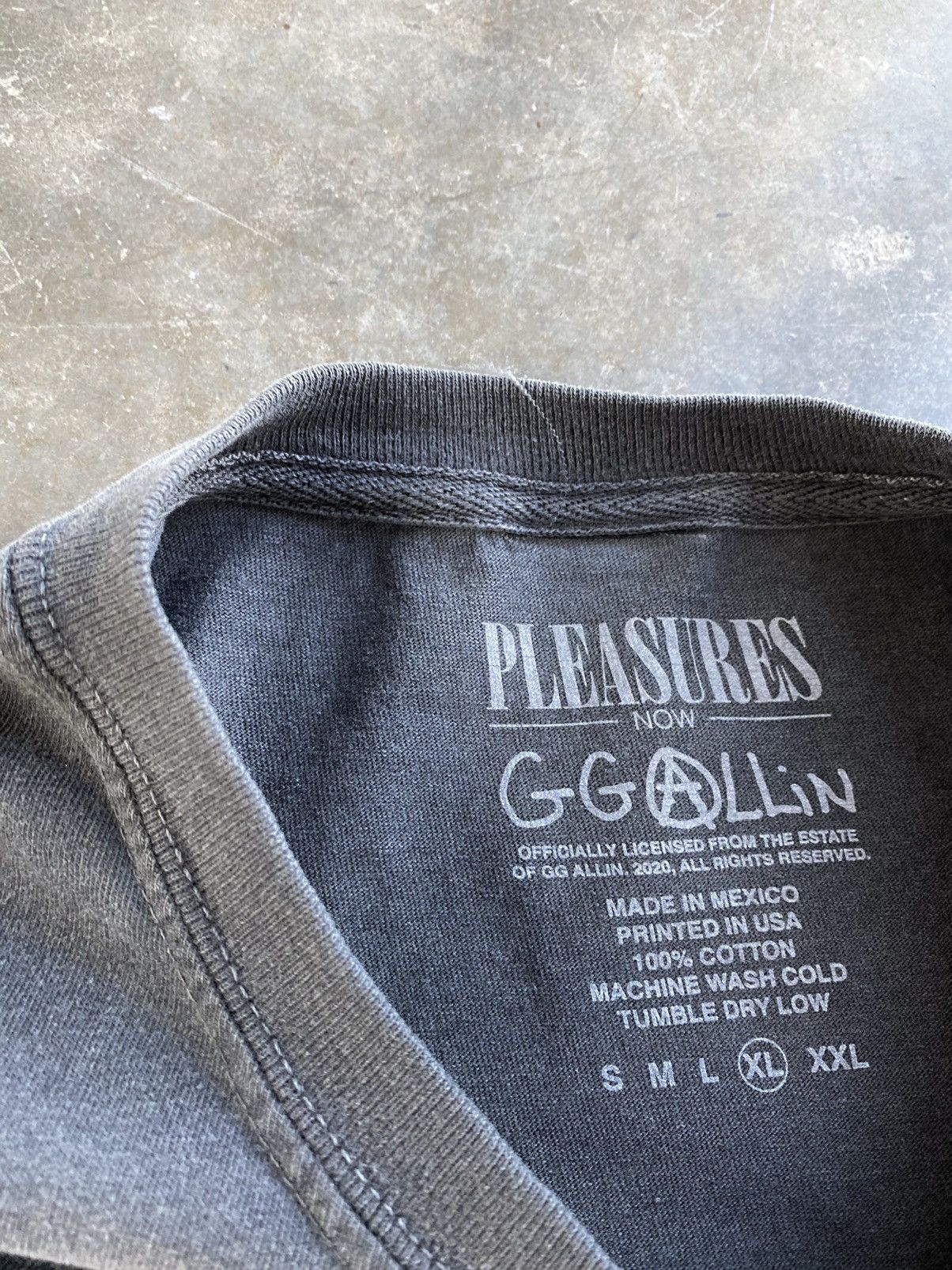 Pleasures Pleasures GG Allin Portrait Face Tee Sz. XL 🧊❄️🥣 666 Gun Pain Size US XL / EU 56 / 4 - 4 Thumbnail