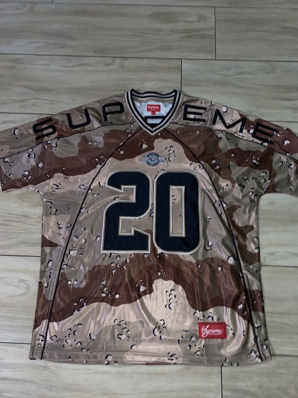 Supreme Supreme Paneled Jersey Chocolate Chip Camo | Grailed