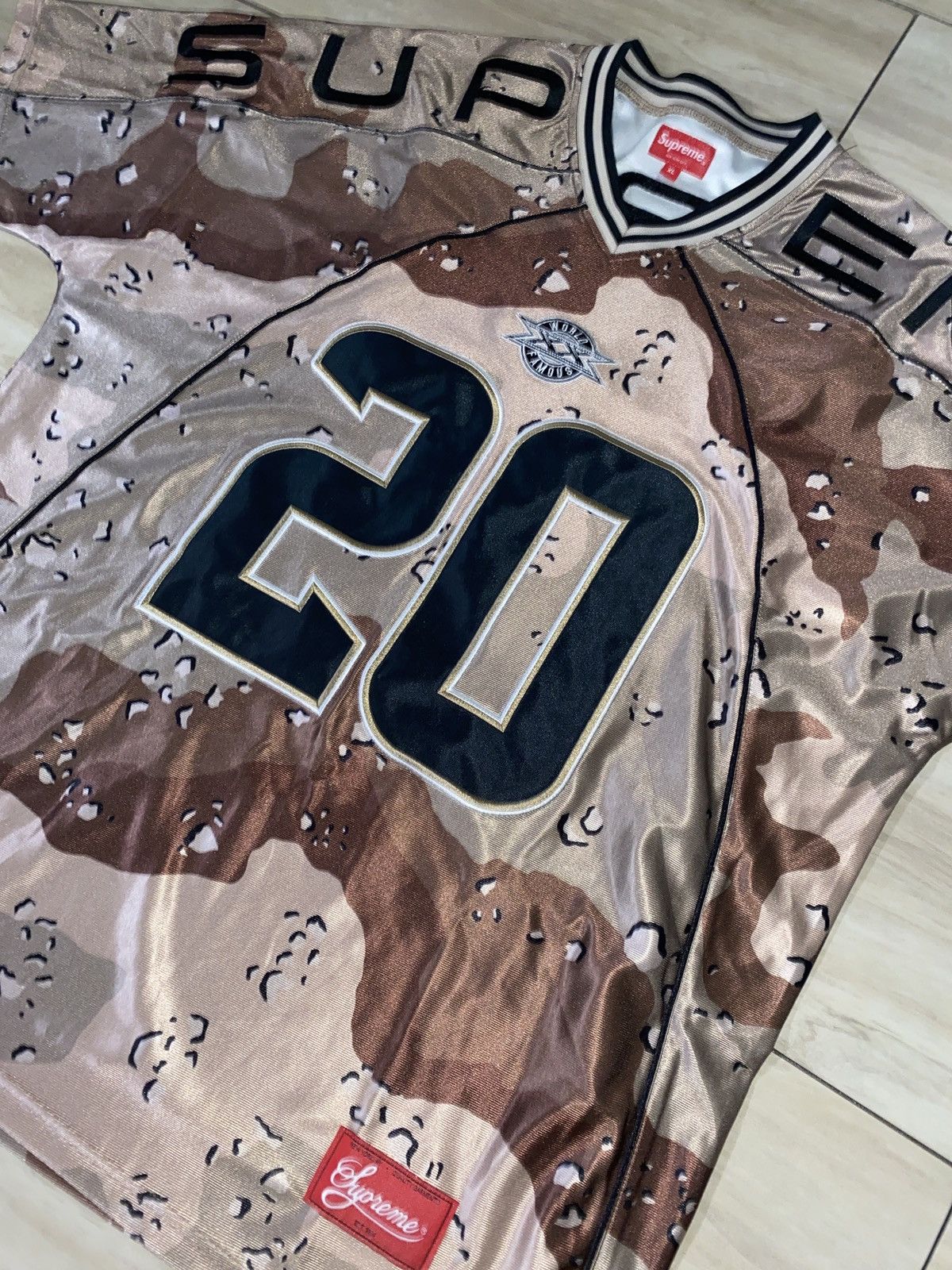 Supreme Supreme Paneled Jersey Chocolate Chip Camo | Grailed