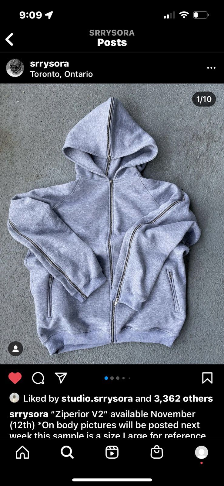Other srrysora cropped fit ziperior zip up sweater Size US M / EU 48-50 / 2 - 6 Thumbnail