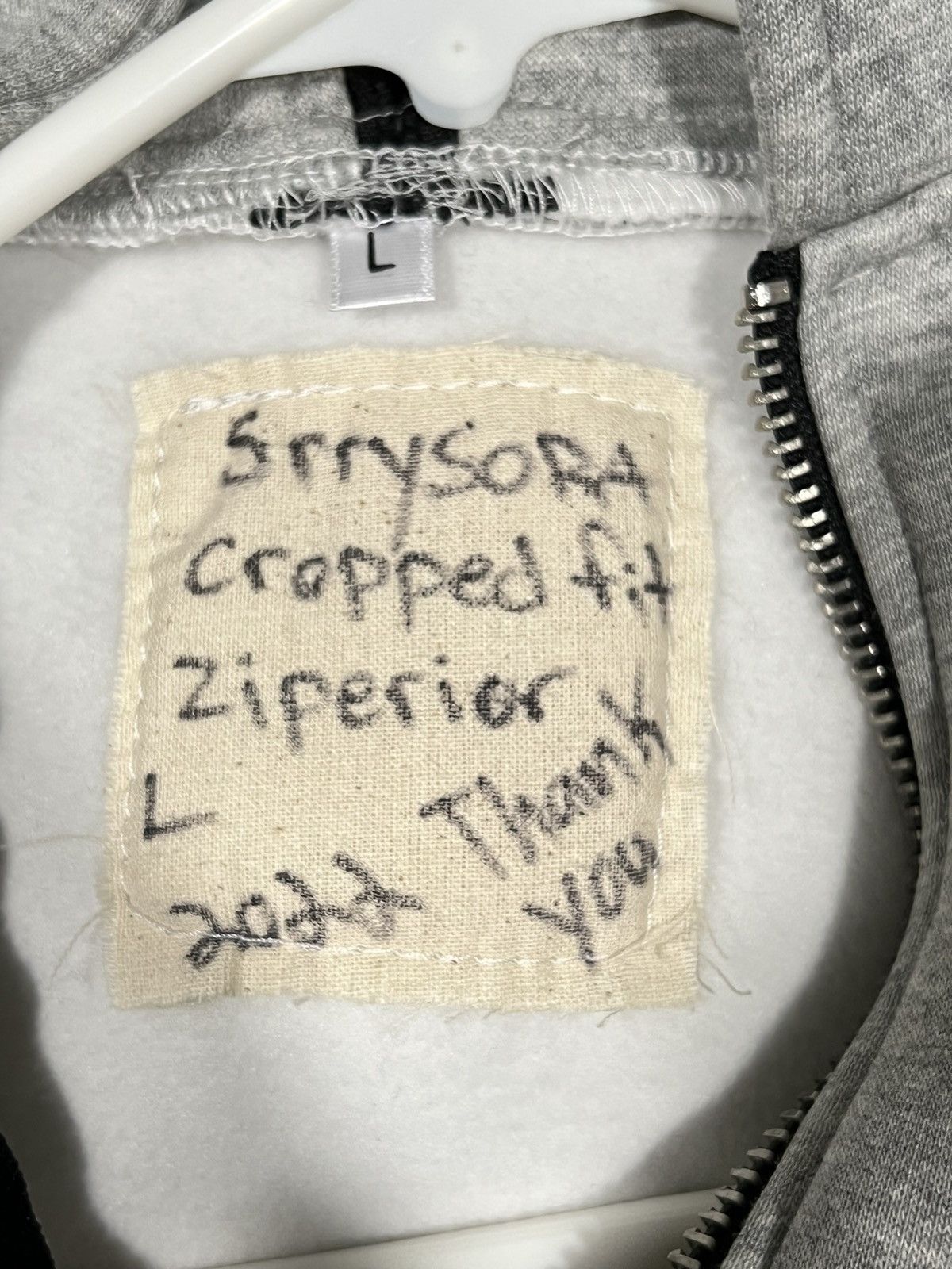 Other srrysora cropped fit ziperior zip up sweater Size US M / EU 48-50 / 2 - 5 Thumbnail