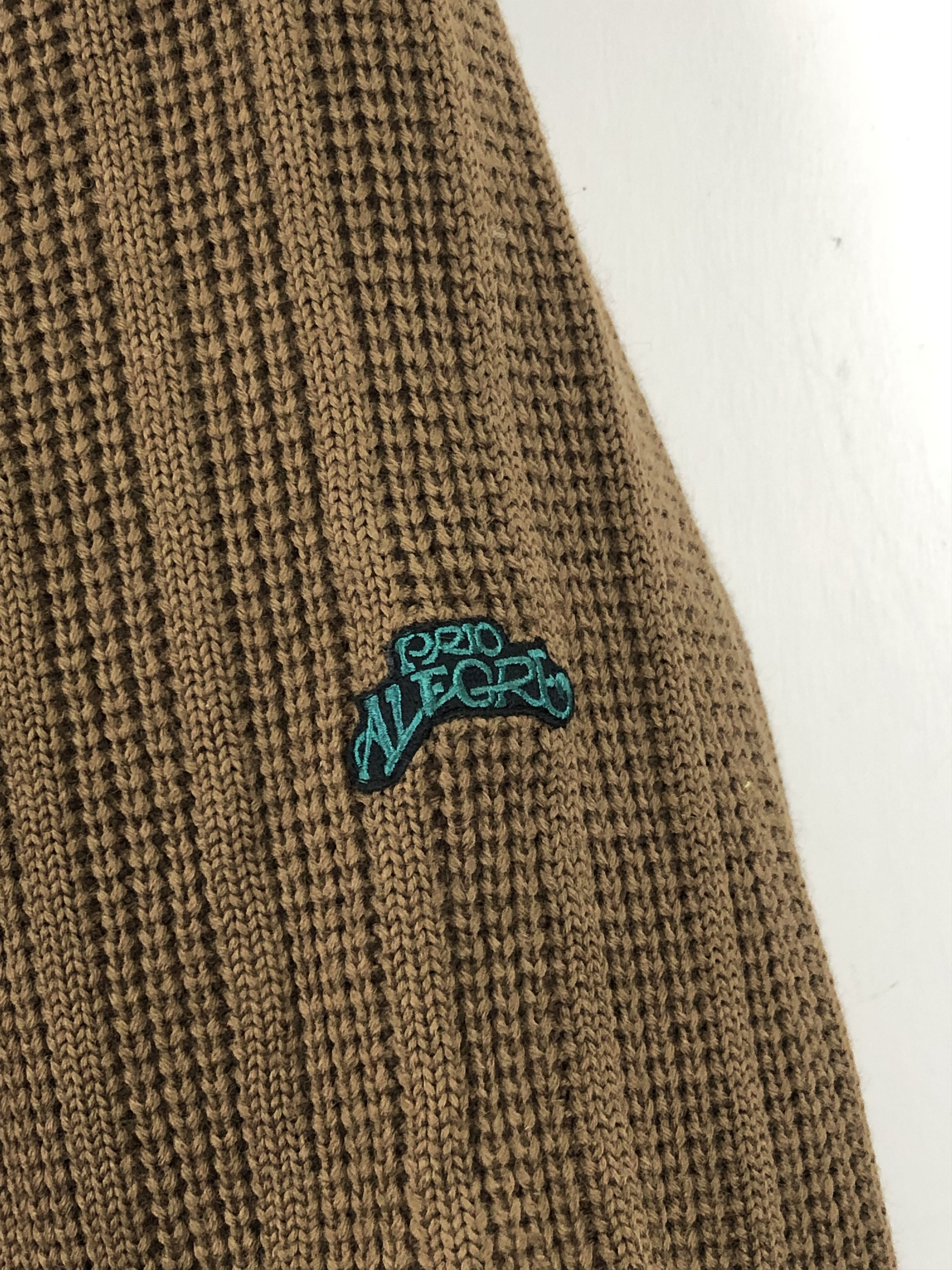 Vintage Vintage Prio Alegre Wool Knit Varsity Jacket V0386 Size US L / EU 52-54 / 3 - 8 Thumbnail