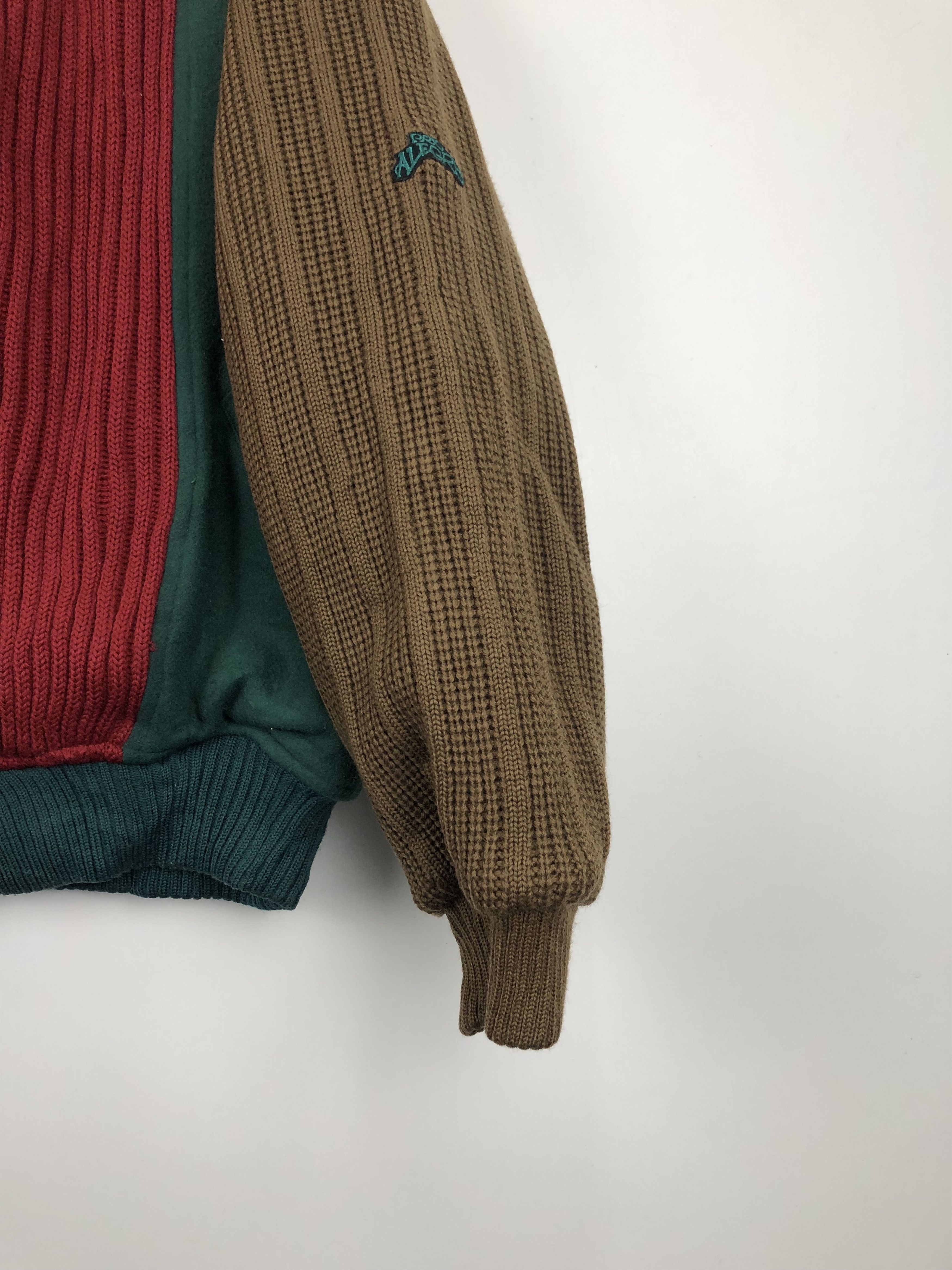 Vintage Vintage Prio Alegre Wool Knit Varsity Jacket V0386 Size US L / EU 52-54 / 3 - 6 Thumbnail