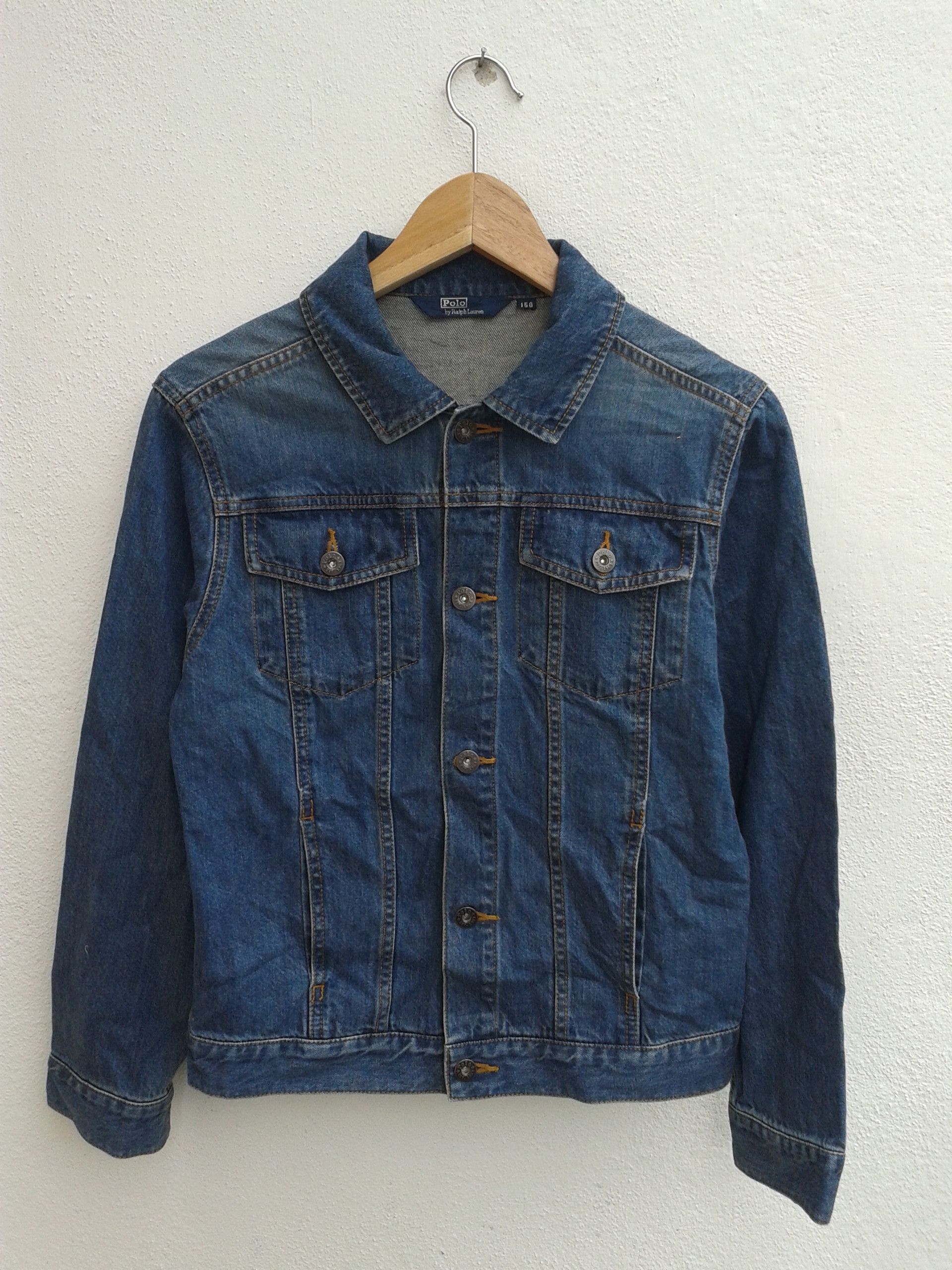 90'S Ralph Lauren POLO by Ralph Lauren Motorcycle Leather Jacket Men's L size Vintage /eva003236