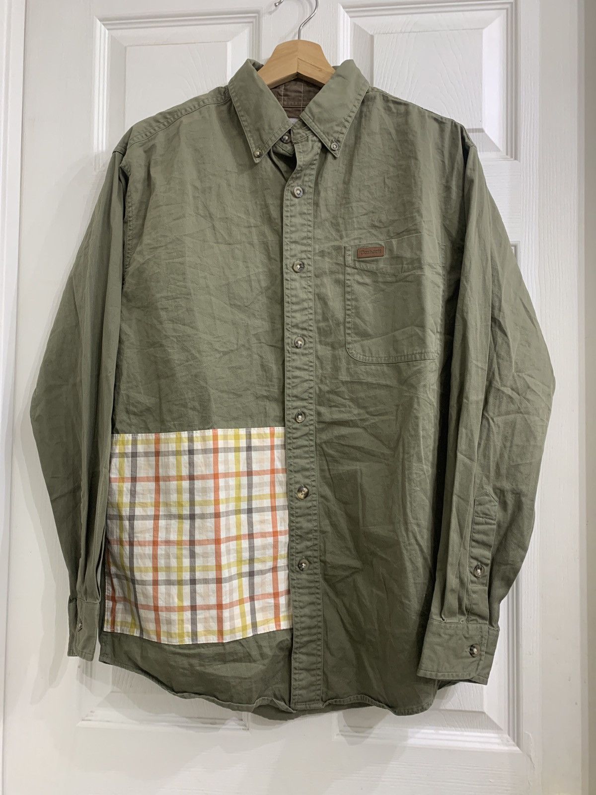 Carhartt × Japanese Brand × Vintage BUTTON DOWN CARHARTT LONG SLEEVE SZ L Size US L / EU 52-54 / 3 - 1 Thumbnail