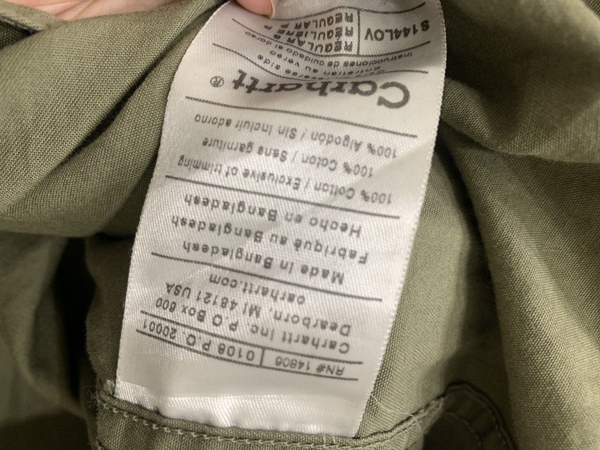 Carhartt × Japanese Brand × Vintage BUTTON DOWN CARHARTT LONG SLEEVE SZ L Size US L / EU 52-54 / 3 - 6 Thumbnail