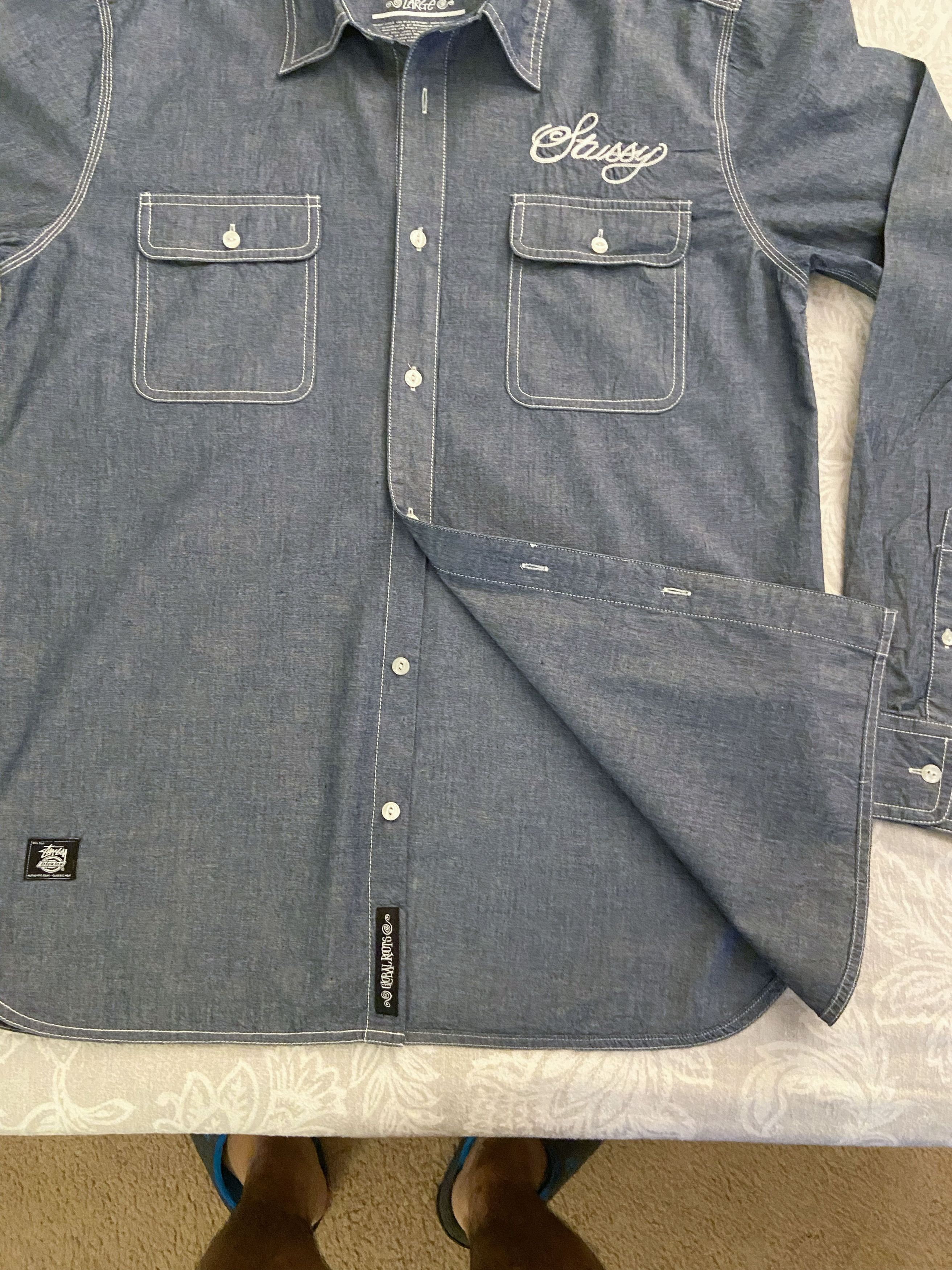 Dickies × Stussy Stussy x Dickies Button Up Shirt Size US L / EU 52-54 / 3 - 5 Thumbnail