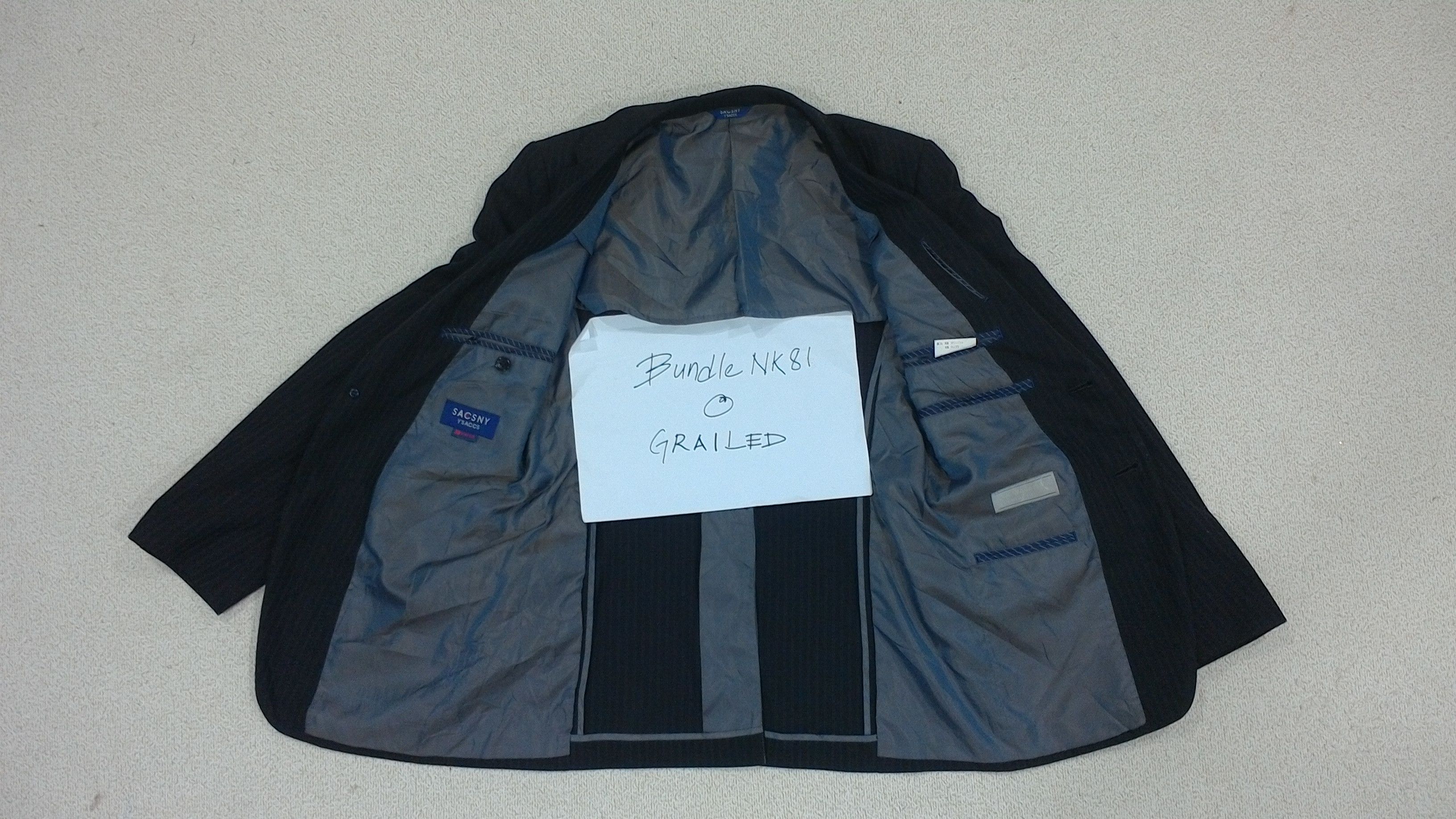 Yohji Yamamoto Yohji Yamamoto Y'saccs Sacsny Blazer Jacket Size US M / EU 48-50 / 2 - 9 Thumbnail