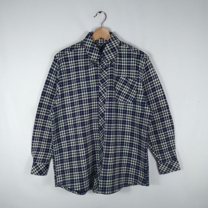 Valentino Sablina Valentino Checkerboard Full Buttons Winter Shirts ...