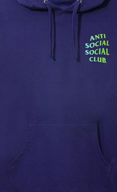 Anti Social Social Club DS ASSC Cancelled Again Purple Hoodie BAPE KITH FTP FOG CDG Size US L / EU 52-54 / 3 - 5 Thumbnail