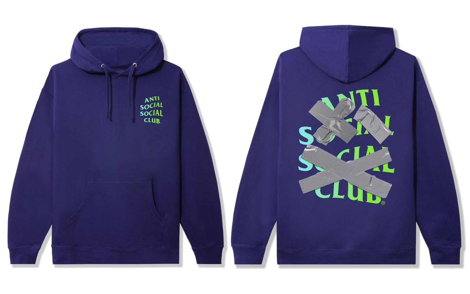 Anti Social Social Club DS ASSC Cancelled Again Purple Hoodie BAPE KITH FTP FOG CDG Grailed