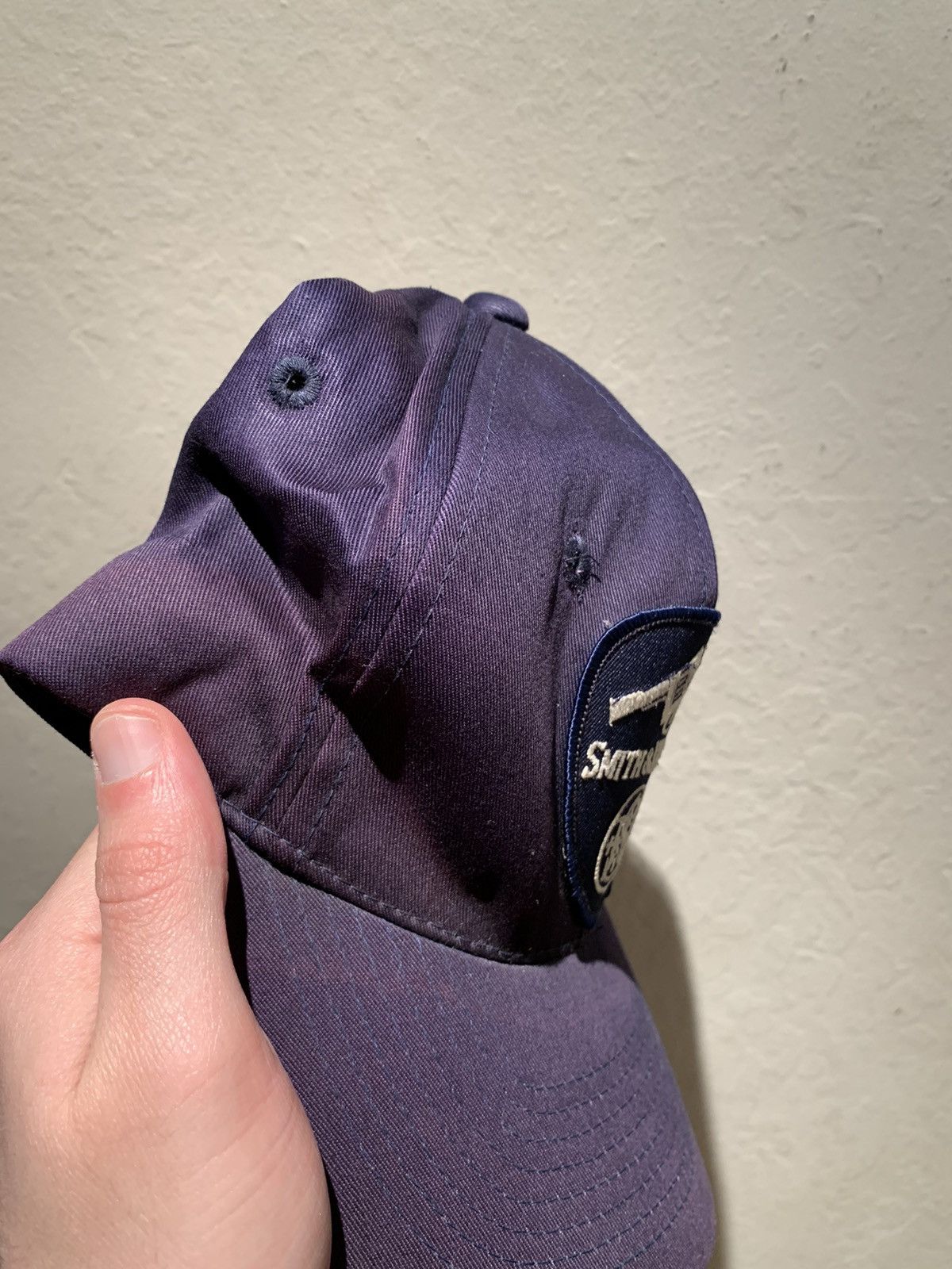 Vintage *RARE* Vintage Smith & Wesson Patch Embroidered SnapBack Hat Size ONE SIZE - 3 Thumbnail