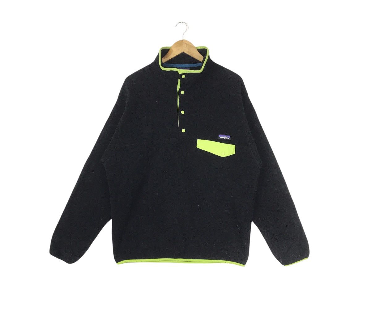Patagonia Vintage Patagonia Synchilla Half Snap Button Fleece Size US L / EU 52-54 / 3 - 1 Thumbnail