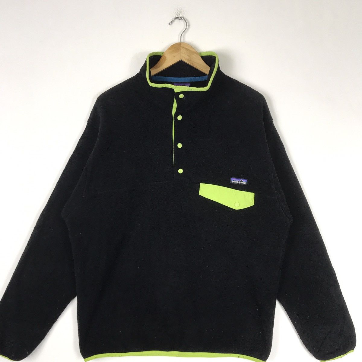 Patagonia Vintage Patagonia Synchilla Half Snap Button Fleece Size US L / EU 52-54 / 3 - 3 Thumbnail