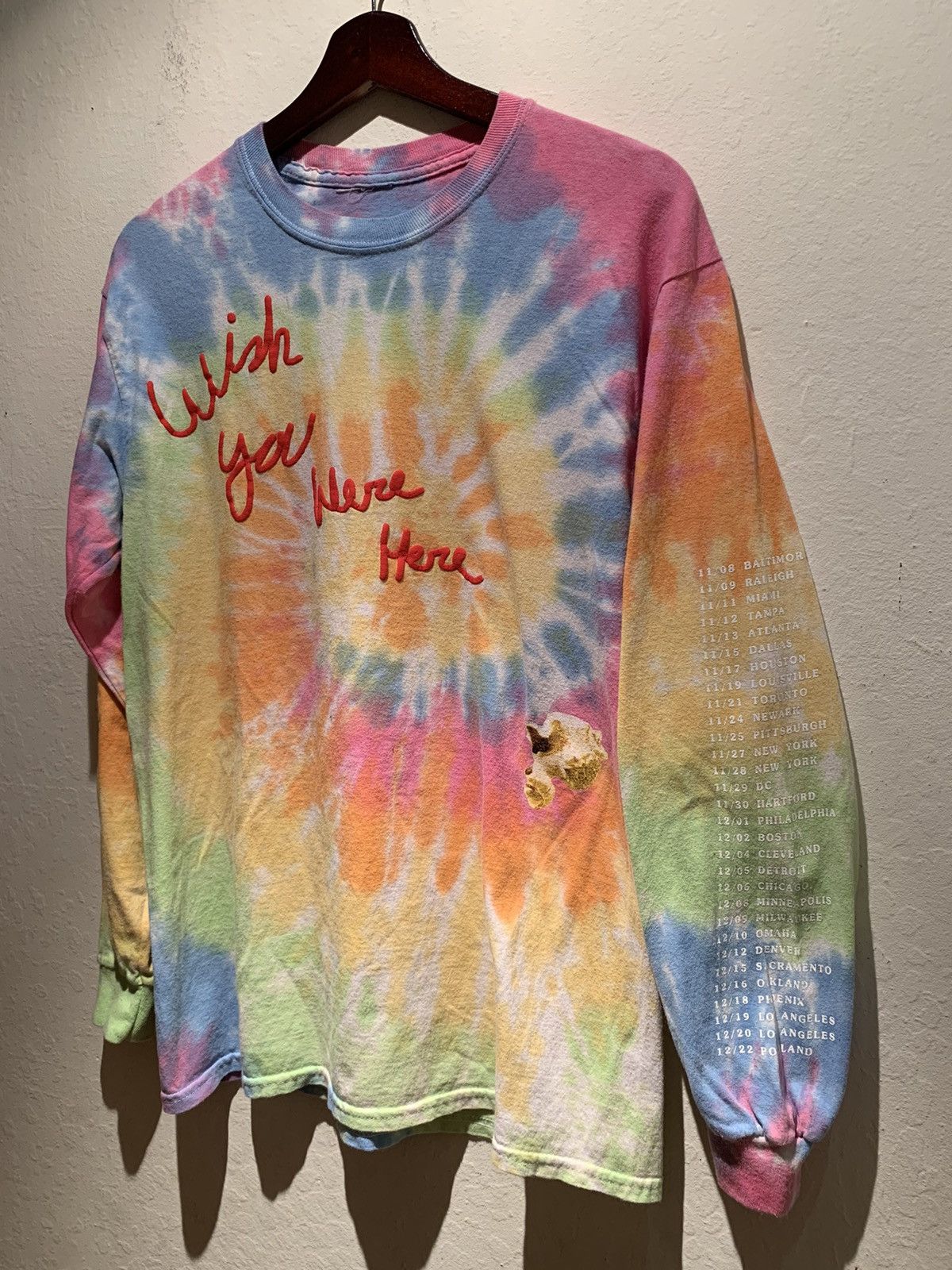 Band Tees × Designer × Travis Scott *RARE* Travis Scott Astroworld Tour Wish You Were Here Shirt Size US M / EU 48-50 / 2 - 1 Thumbnail