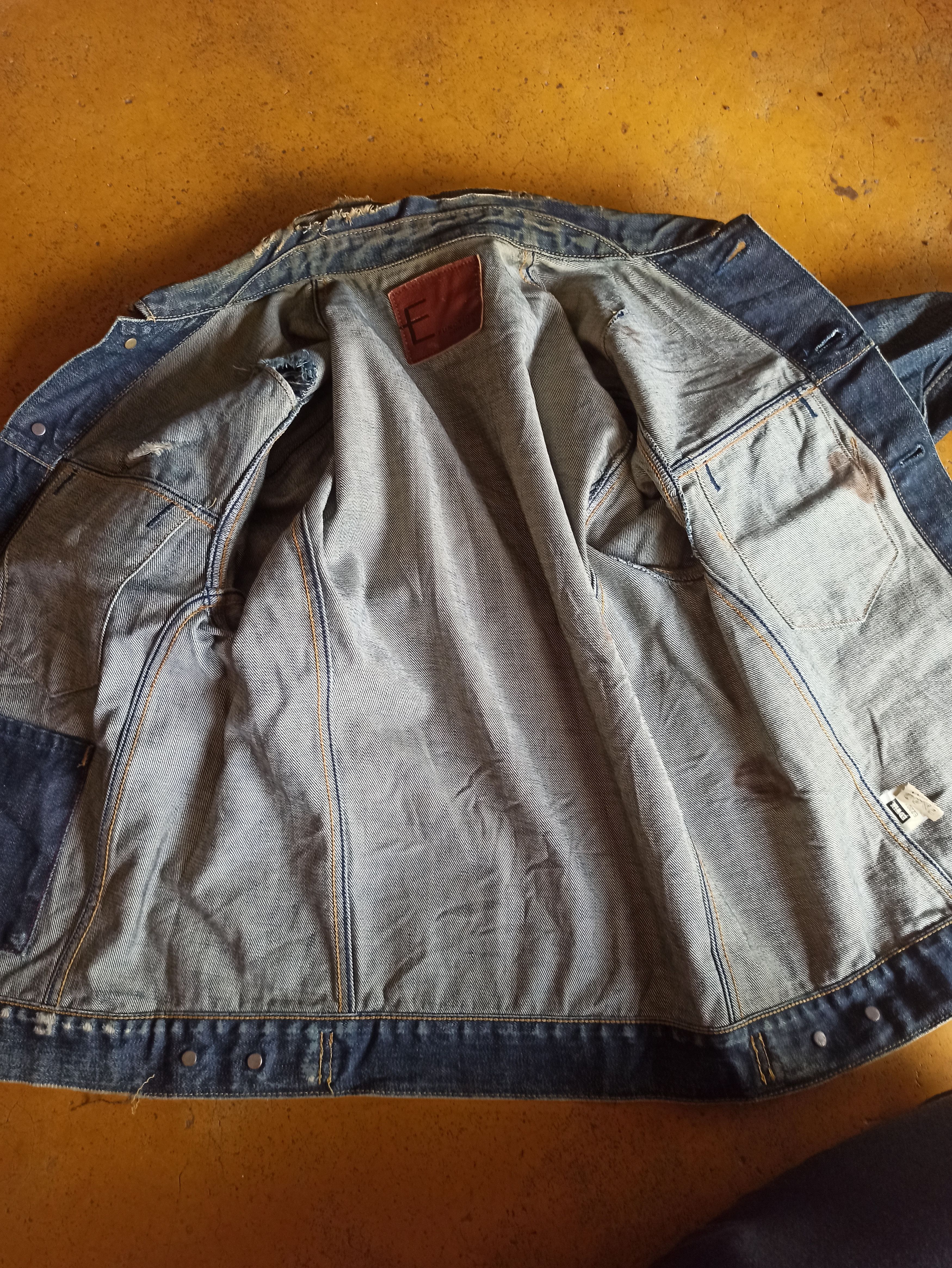 Edwin × Japanese Brand Edwin function Distressed Denim Jacket Size US L / EU 52-54 / 3 - 10 Thumbnail