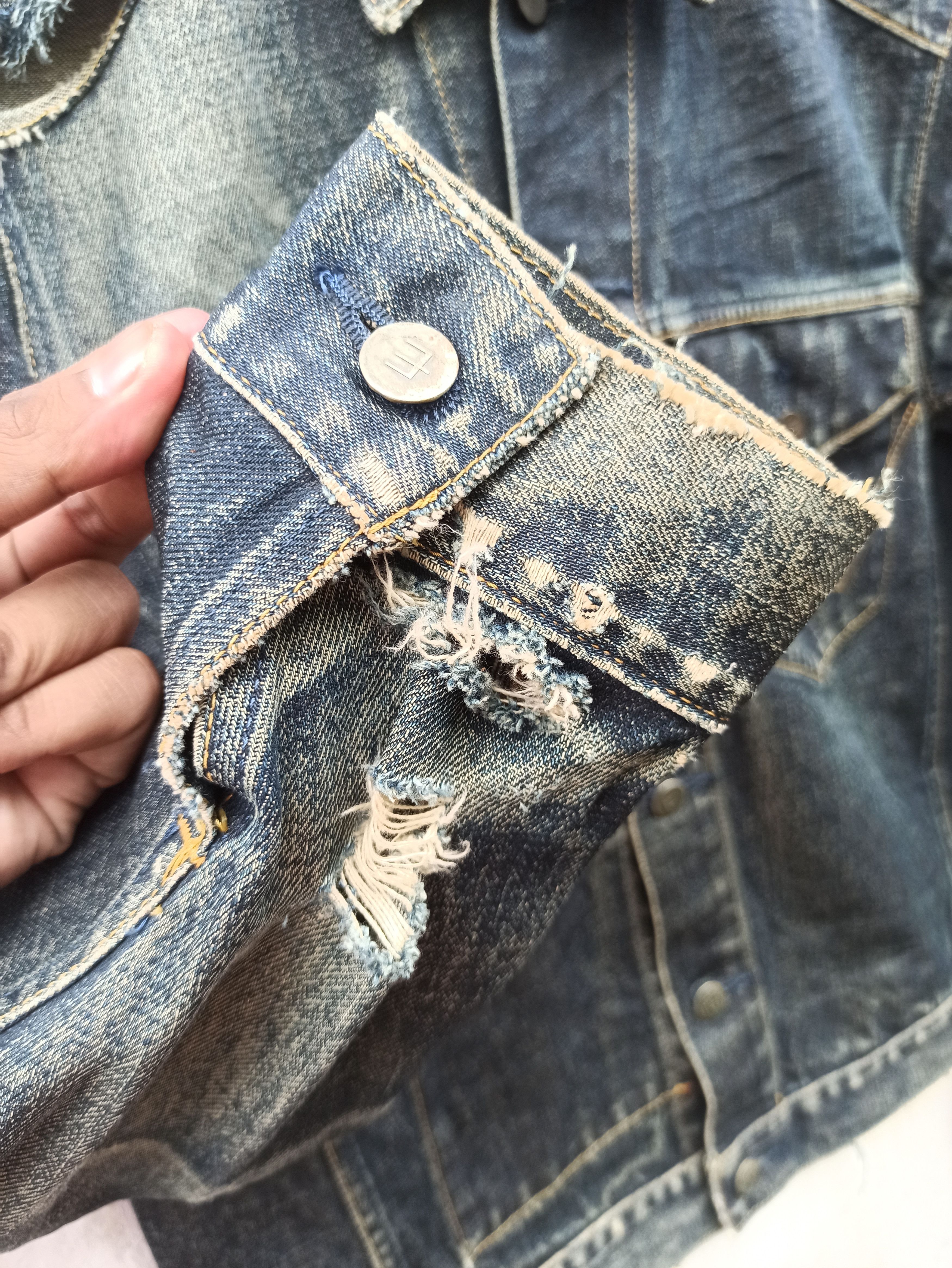Edwin × Japanese Brand Edwin function Distressed Denim Jacket Size US L / EU 52-54 / 3 - 12 Thumbnail