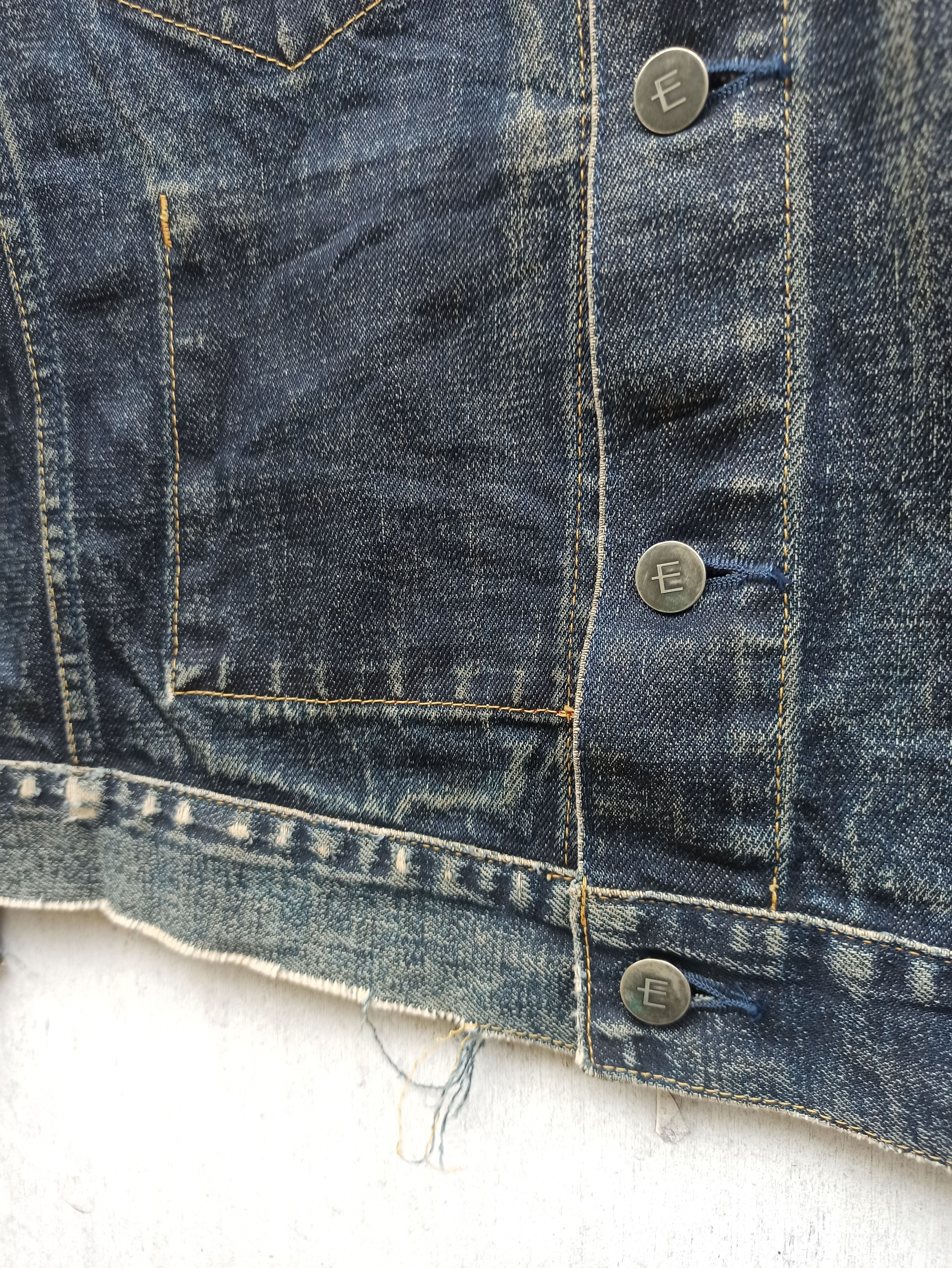 Edwin × Japanese Brand Edwin function Distressed Denim Jacket Size US L / EU 52-54 / 3 - 6 Thumbnail