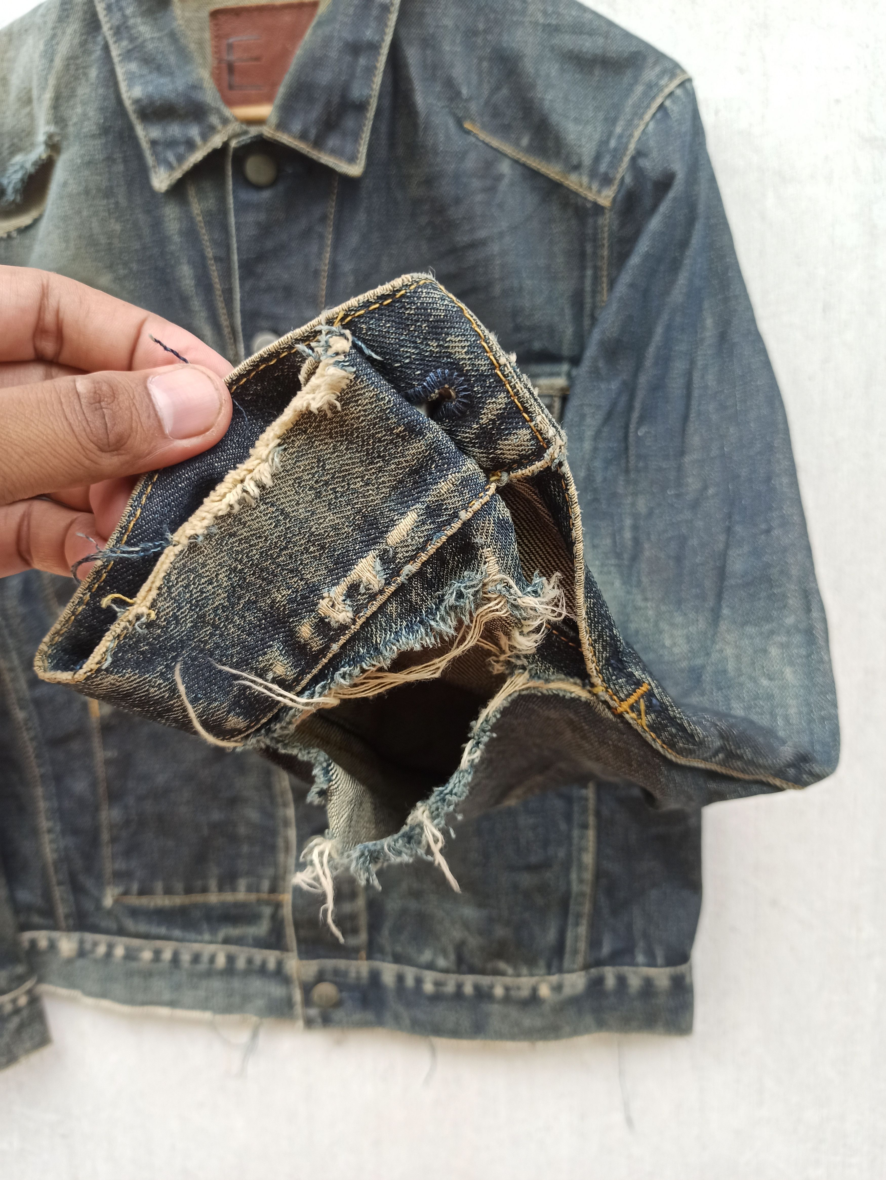 Edwin × Japanese Brand Edwin function Distressed Denim Jacket Size US L / EU 52-54 / 3 - 11 Thumbnail
