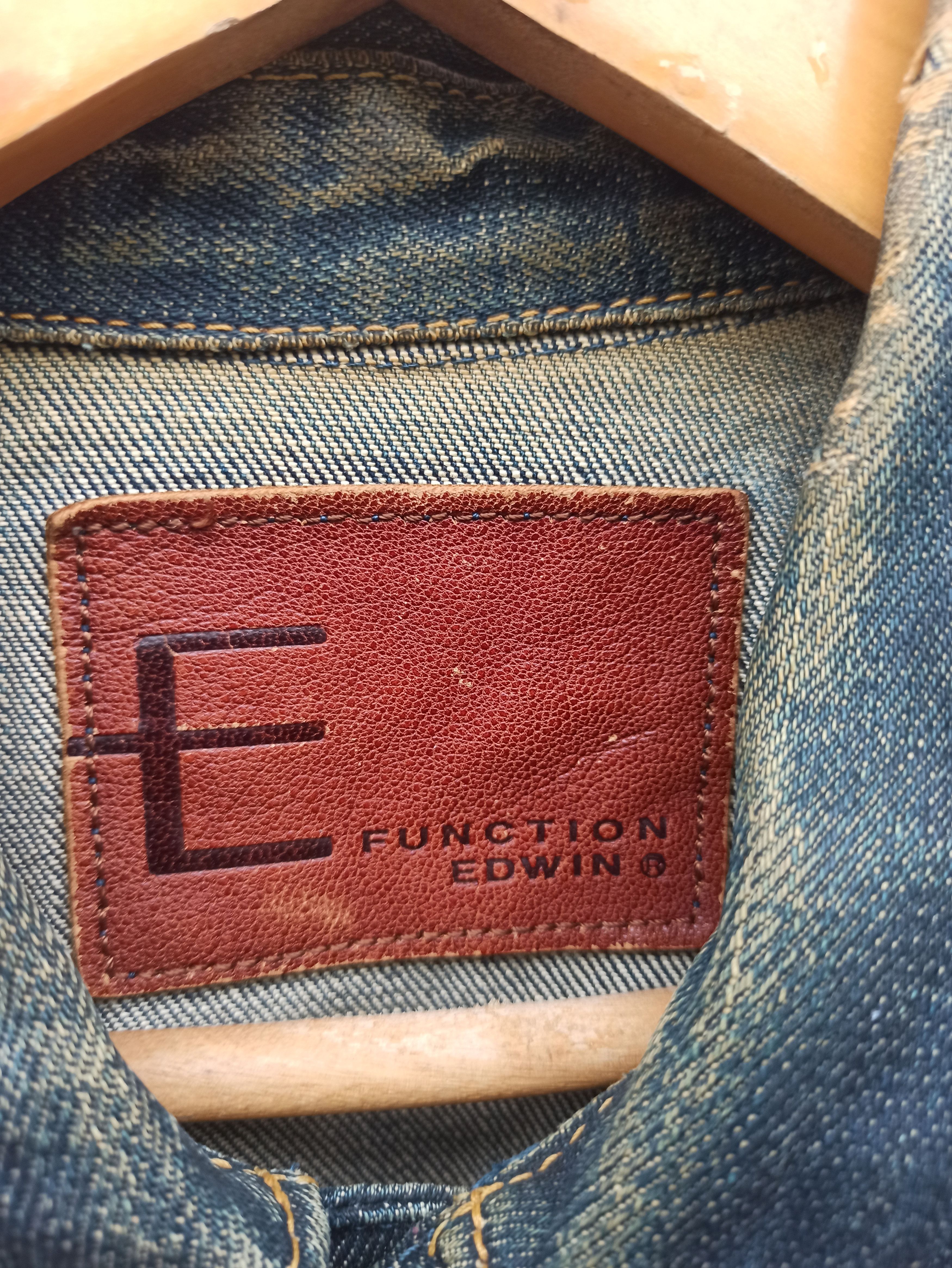 Edwin × Japanese Brand Edwin function Distressed Denim Jacket Size US L / EU 52-54 / 3 - 13 Thumbnail