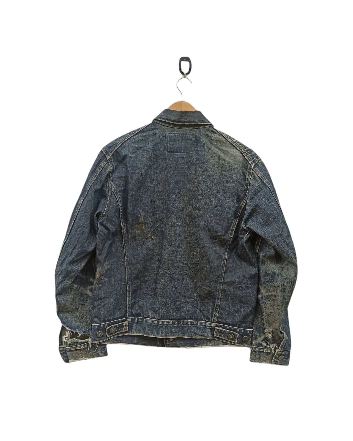 Edwin × Japanese Brand Edwin function Distressed Denim Jacket Size US L / EU 52-54 / 3 - 3 Thumbnail