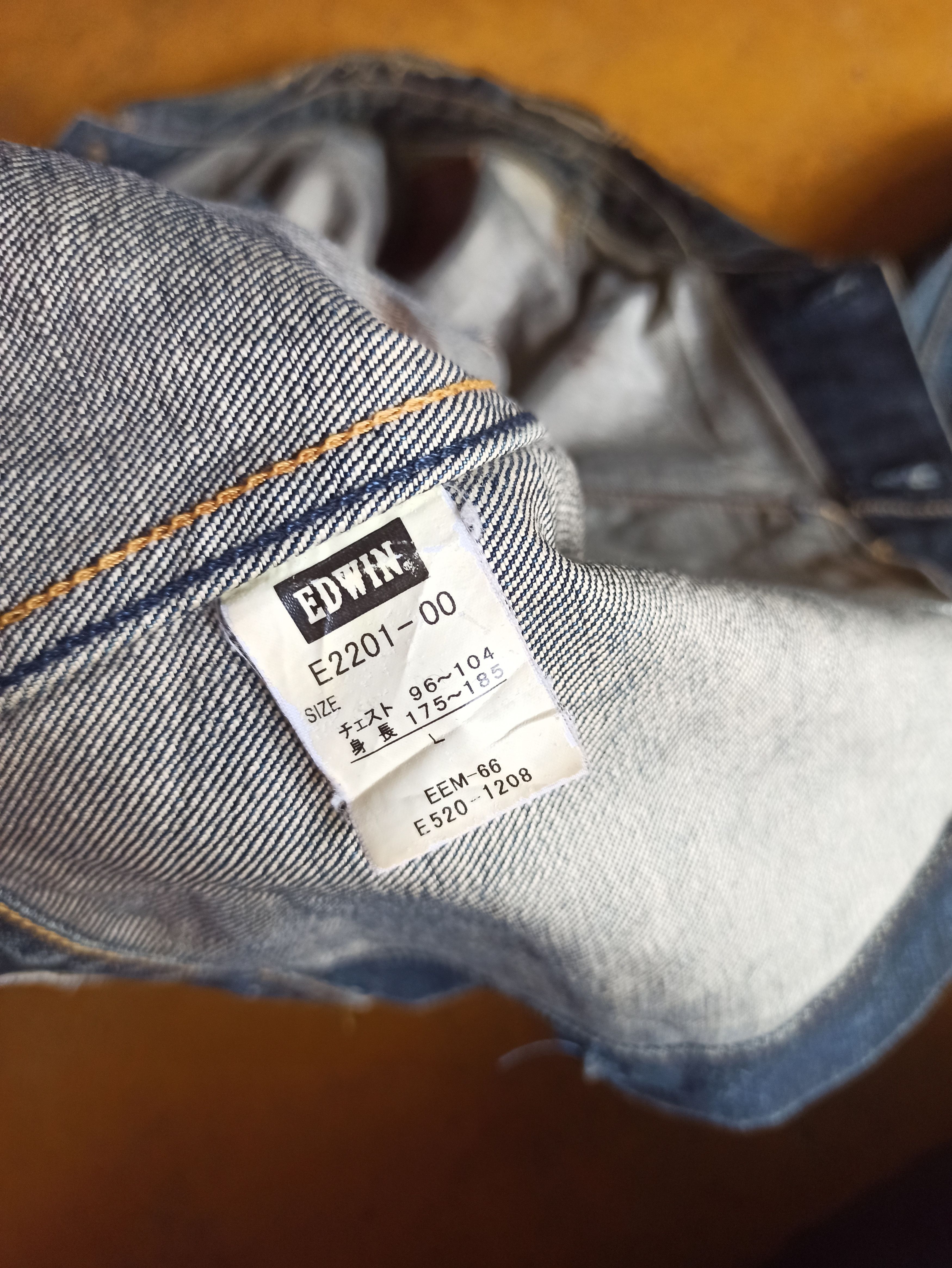 Edwin × Japanese Brand Edwin function Distressed Denim Jacket Size US L / EU 52-54 / 3 - 14 Thumbnail