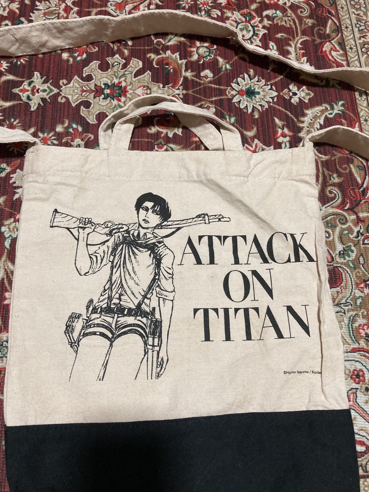 Anime × Beams Plus × Japanese Brand Attack On Titan x Beams Japanese Anime Tote Bag Size ONE SIZE - 1 Thumbnail