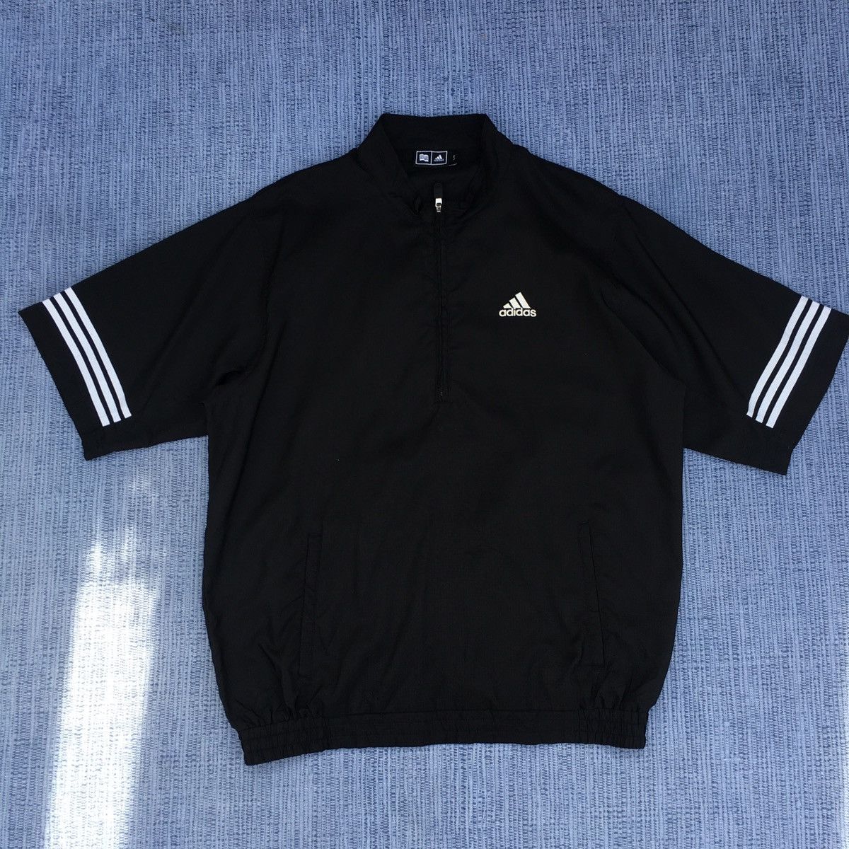 Adidas black zipper polo Size US L / EU 52-54 / 3 - 1 Thumbnail