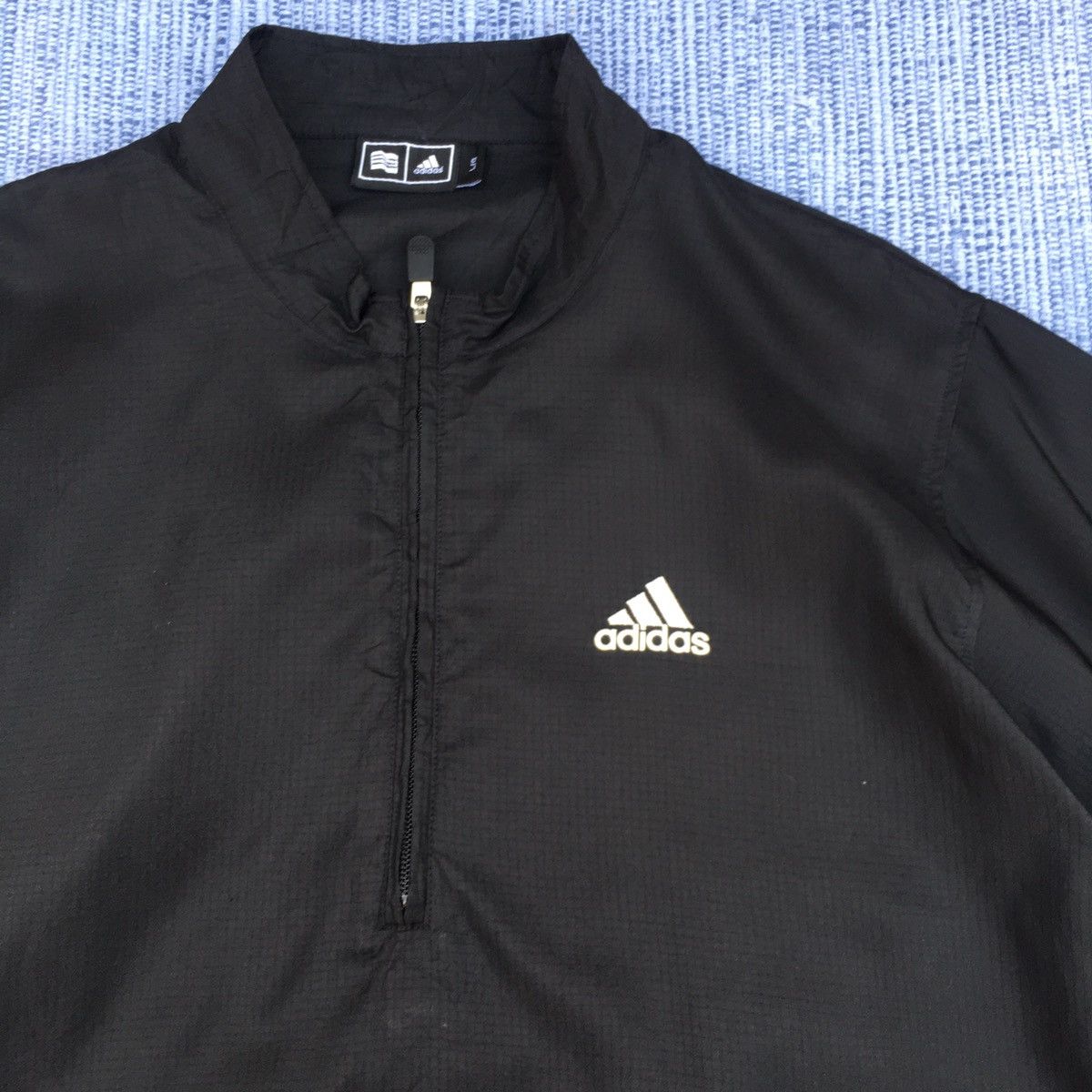 Adidas black zipper polo Size US L / EU 52-54 / 3 - 3 Thumbnail