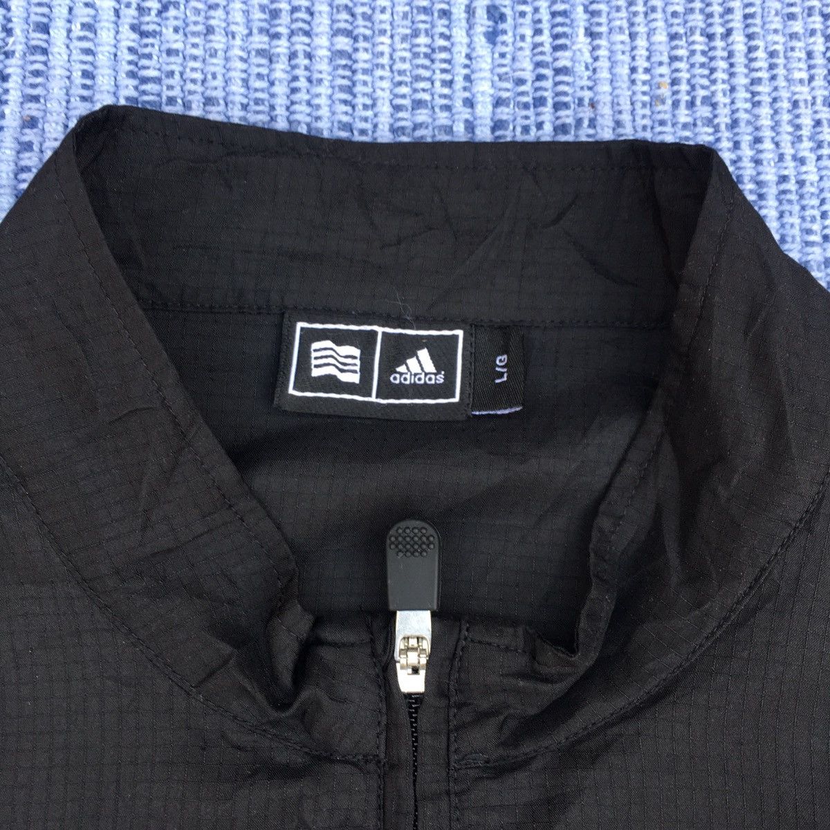 Adidas black zipper polo Size US L / EU 52-54 / 3 - 2 Thumbnail