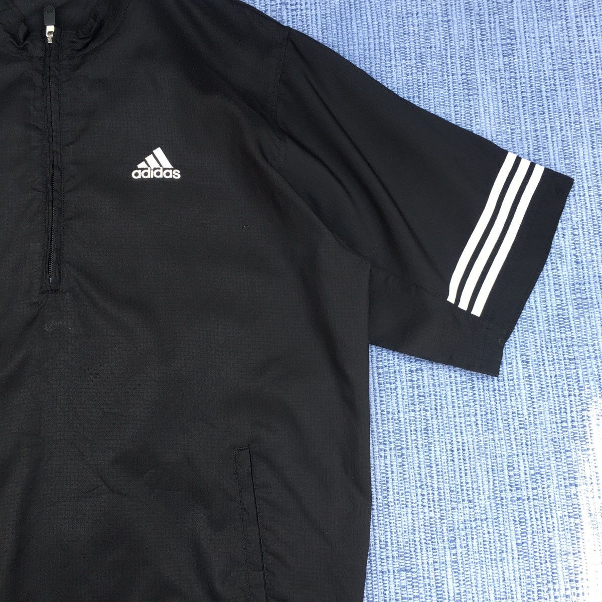 Adidas black zipper polo Size US L / EU 52-54 / 3 - 4 Thumbnail