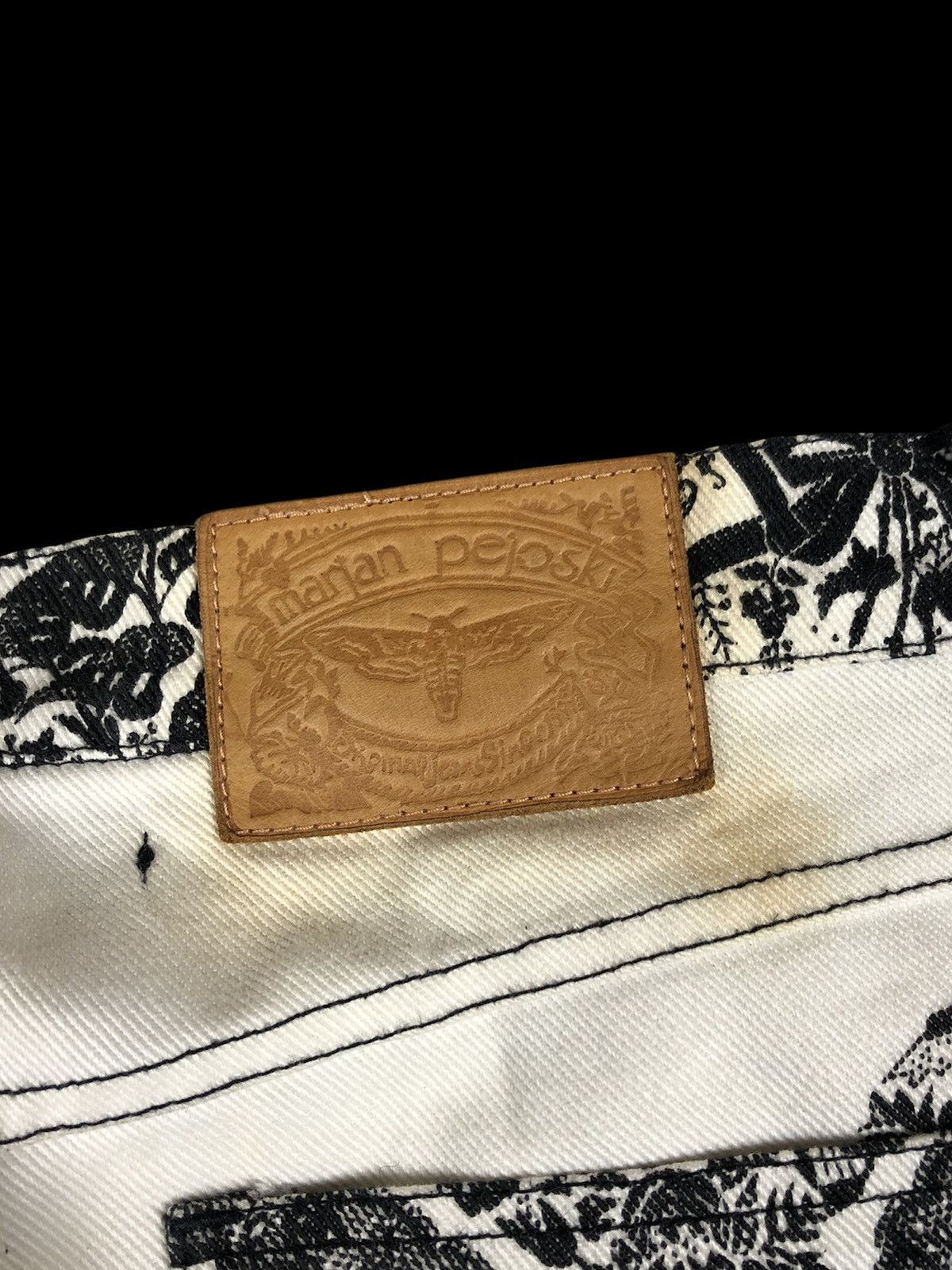 Marjan Pejoski Archive Marjan Pejoski Paisley Design Ankle Denim Size US 32 / EU 48 - 5 Thumbnail