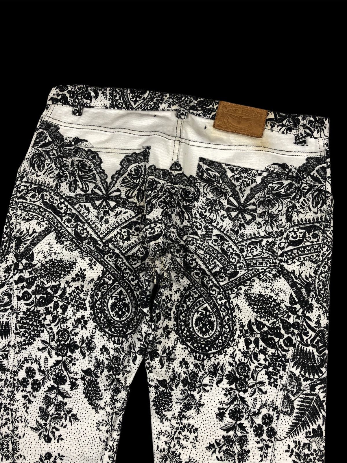 Marjan Pejoski Archive Marjan Pejoski Paisley Design Ankle Denim Size US 32 / EU 48 - 4 Thumbnail