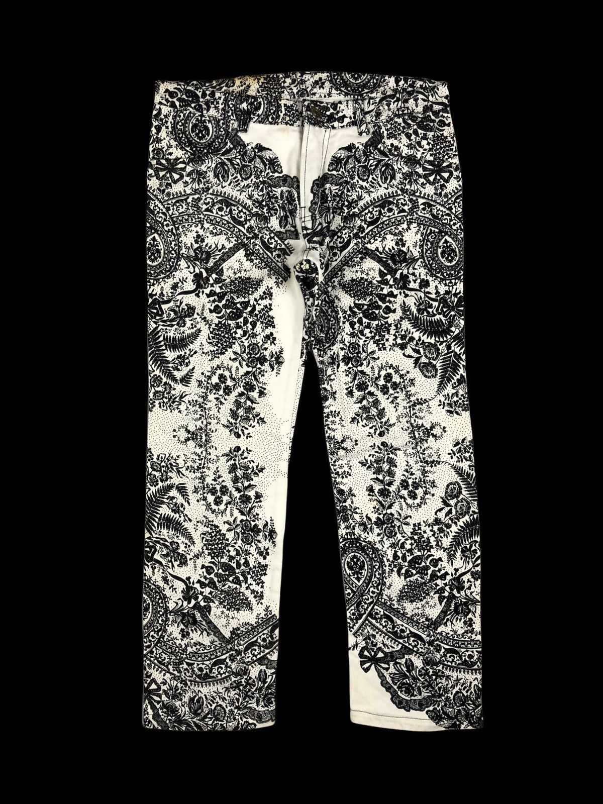 Marjan Pejoski Archive Marjan Pejoski Paisley Design Ankle Denim Size US 32 / EU 48 - 2 Thumbnail