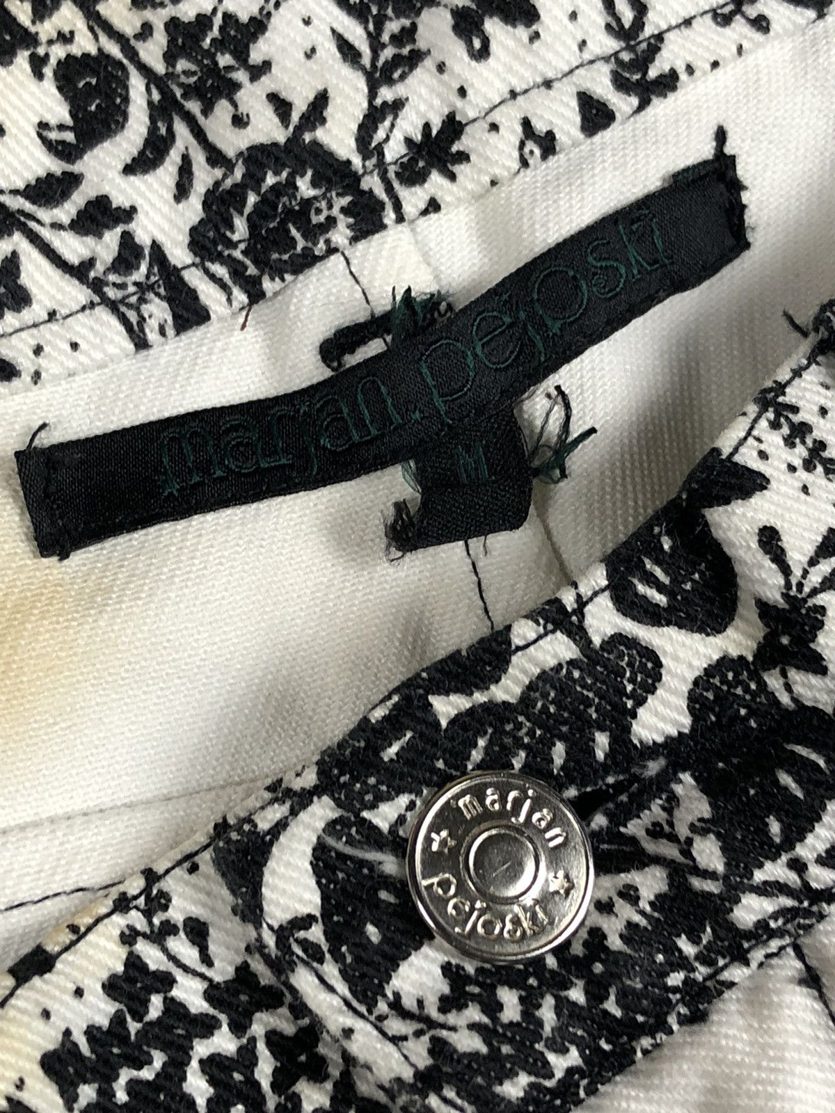 Marjan Pejoski Archive Marjan Pejoski Paisley Design Ankle Denim Size US 32 / EU 48 - 11 Thumbnail
