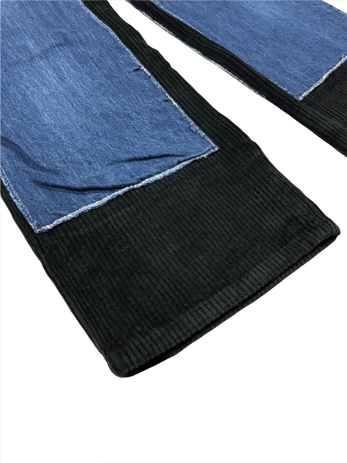 Jean Paul Gaultier GRAIL💥Vintage JPG 2 Pants Rebuilt Denim Size US 28 / EU 44 - 5 Thumbnail