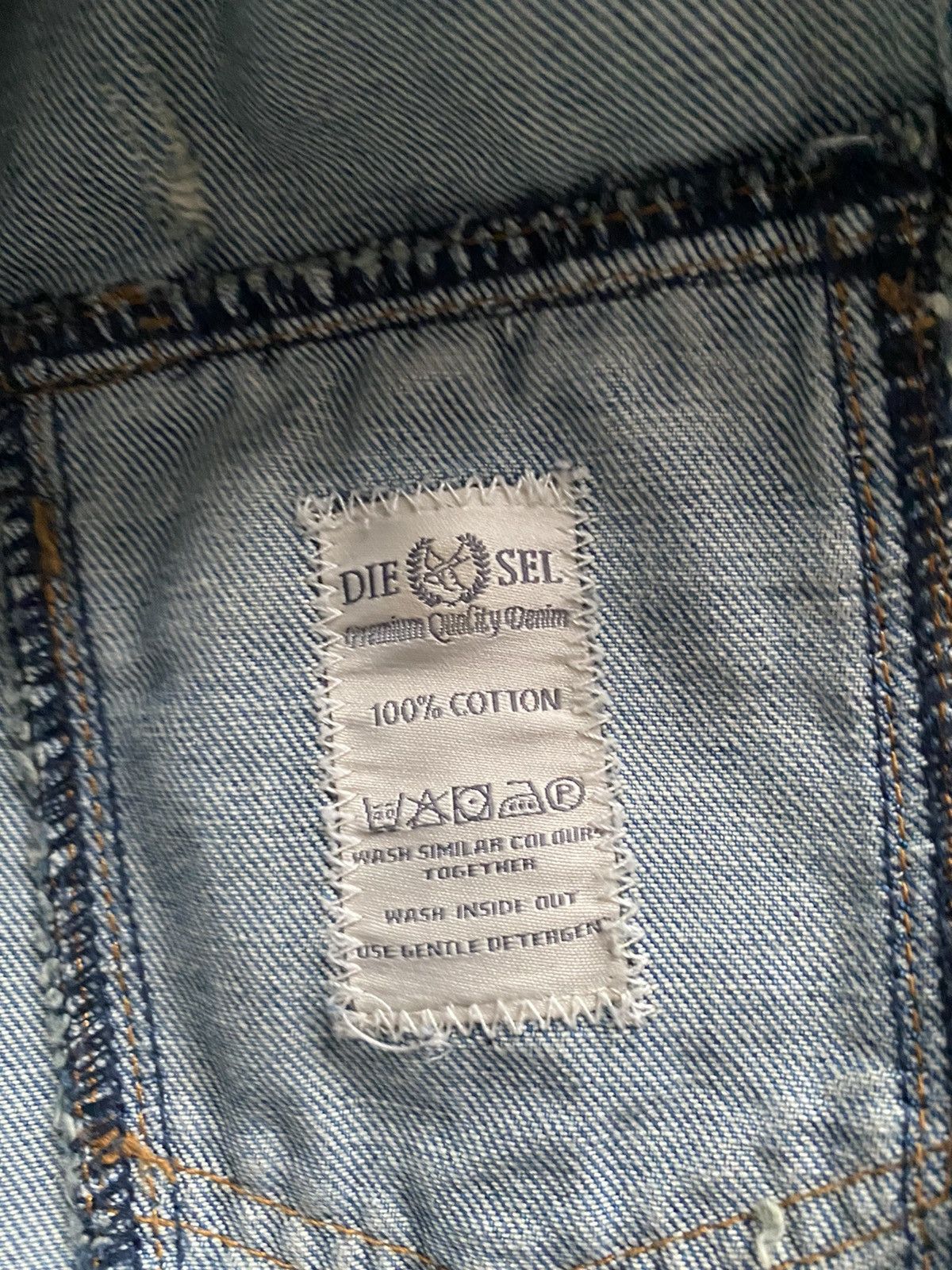 Diesel Diesel denim distressed jacket Size US L / EU 52-54 / 3 - 8 Thumbnail