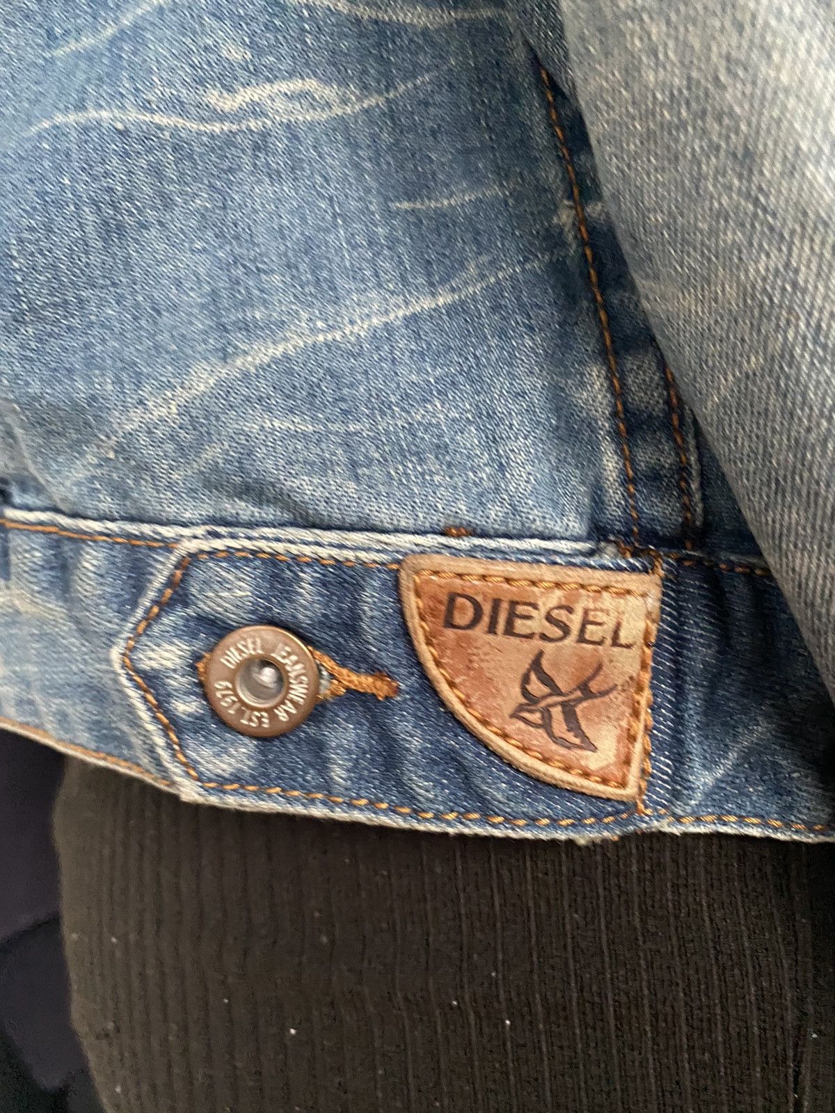 Diesel Diesel denim distressed jacket Size US L / EU 52-54 / 3 - 6 Thumbnail