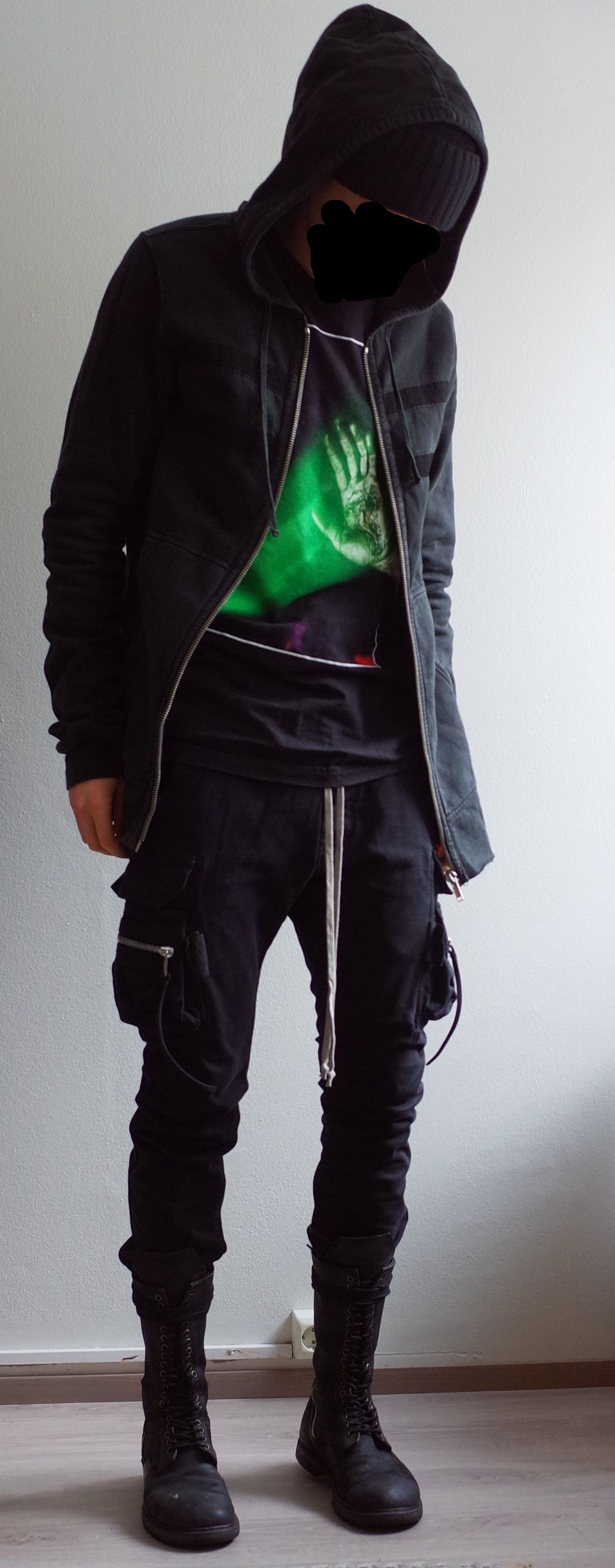Rick Owens × Rick Owens Drkshdw 07 SUICIDAL TENDENCIES HOODIE Size US M / EU 48-50 / 2 - 13 Thumbnail